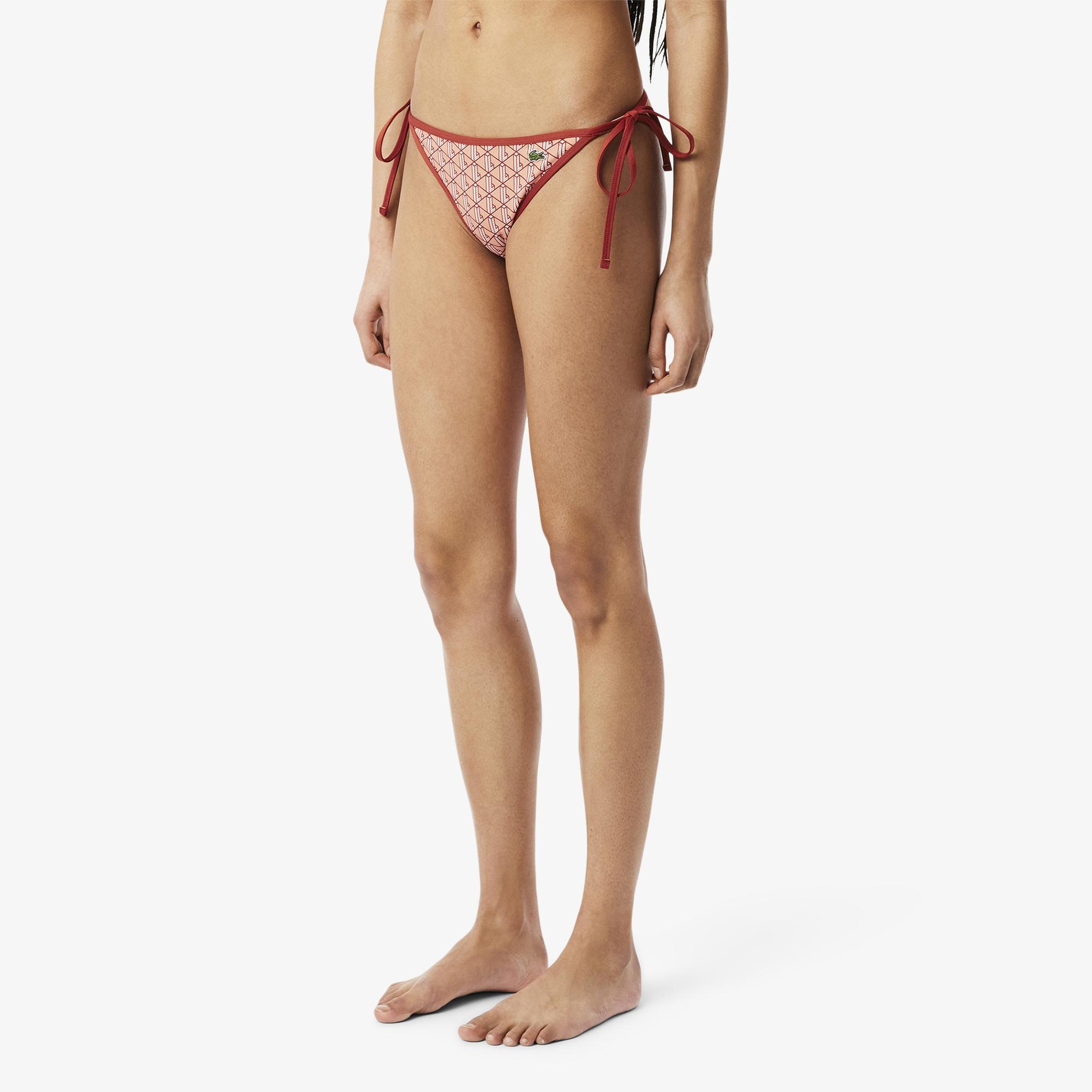 Lacoste Kadın Monogram Kırmızı Bikini Altı