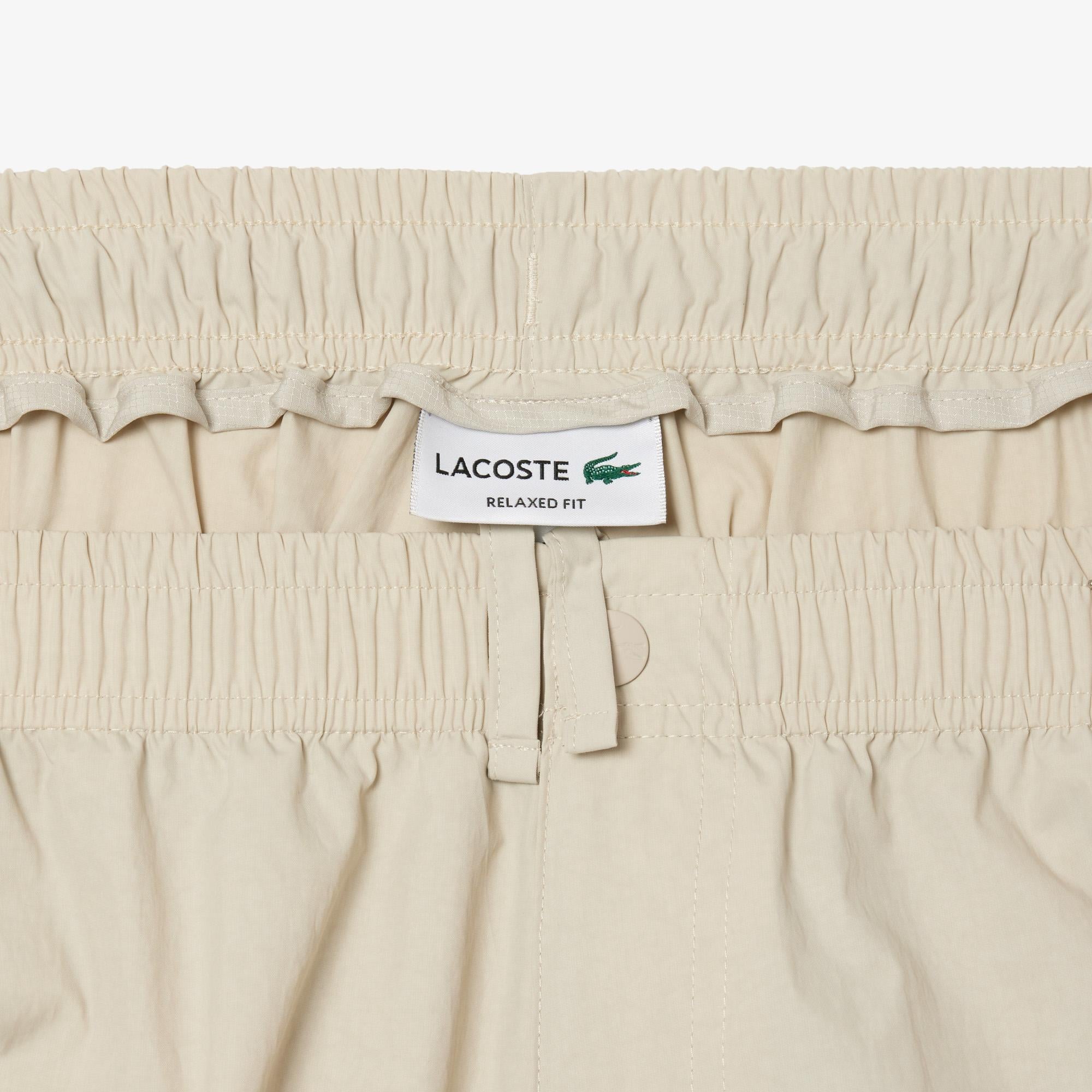 Erkek Regular Fit Krem Kargo Pantolon