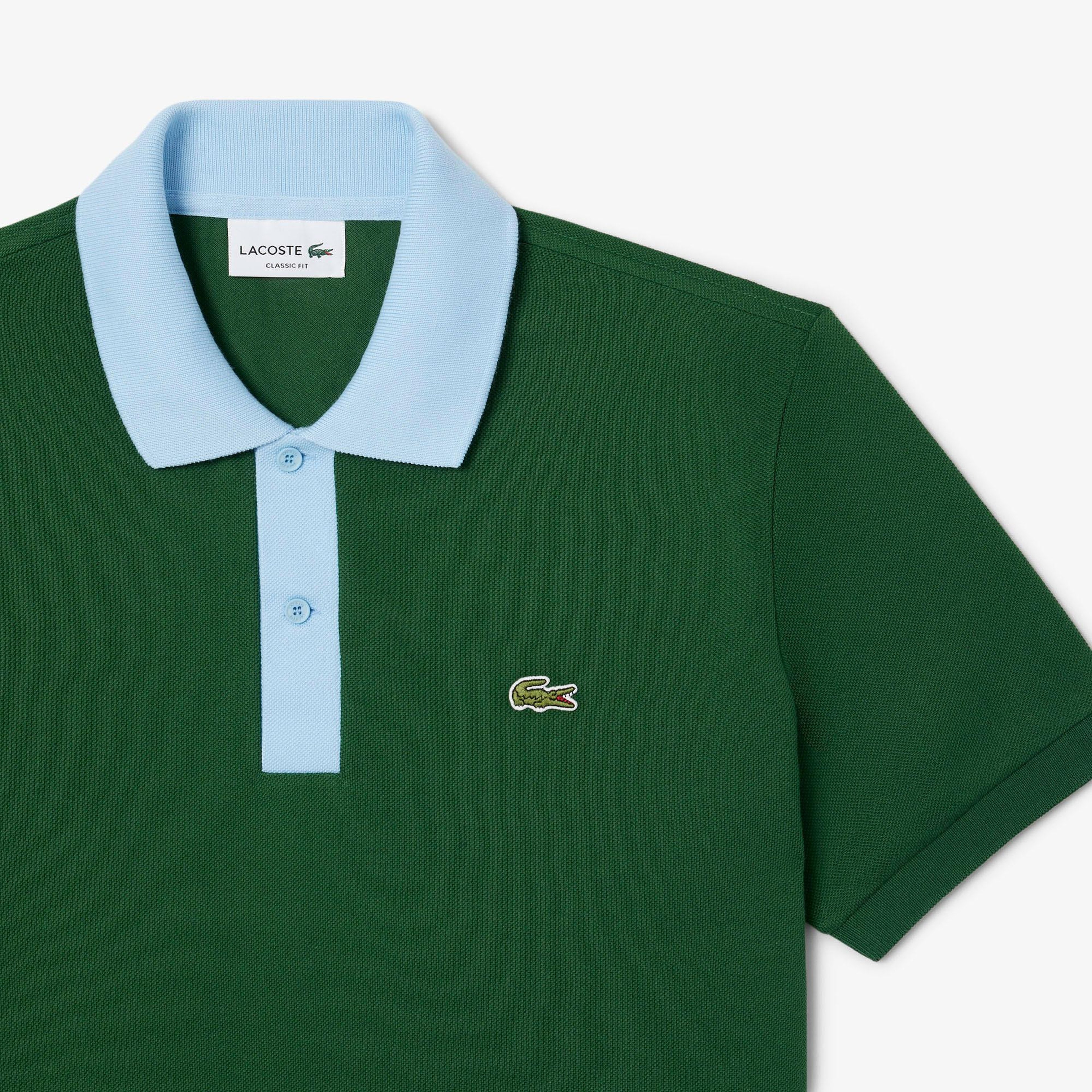 L.12.12 Erkek Classic Fit Yeşil Polo