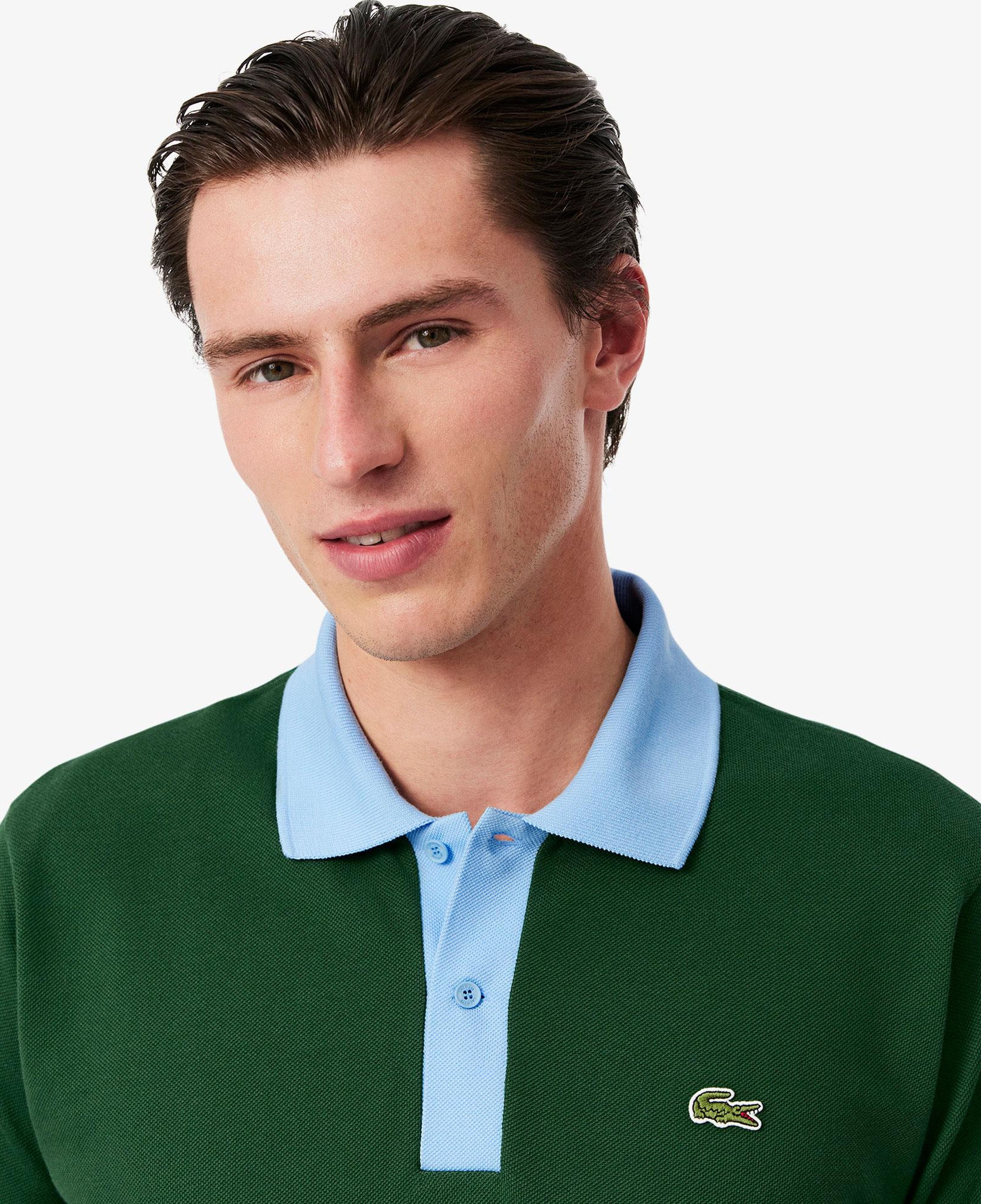 L.12.12 Erkek Classic Fit Yeşil Polo