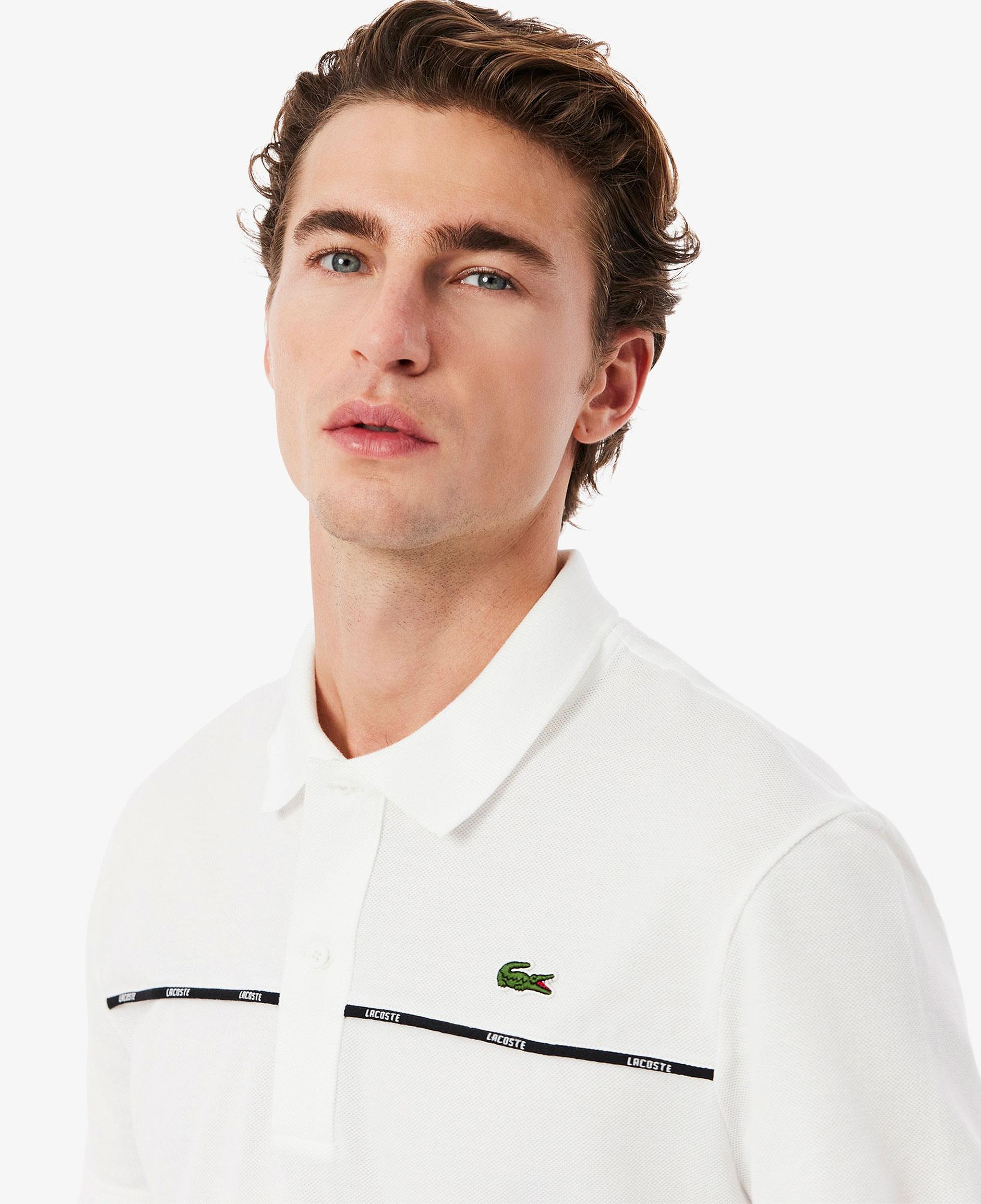 L.12.12 Erkek Classic Fit Beyaz Polo
