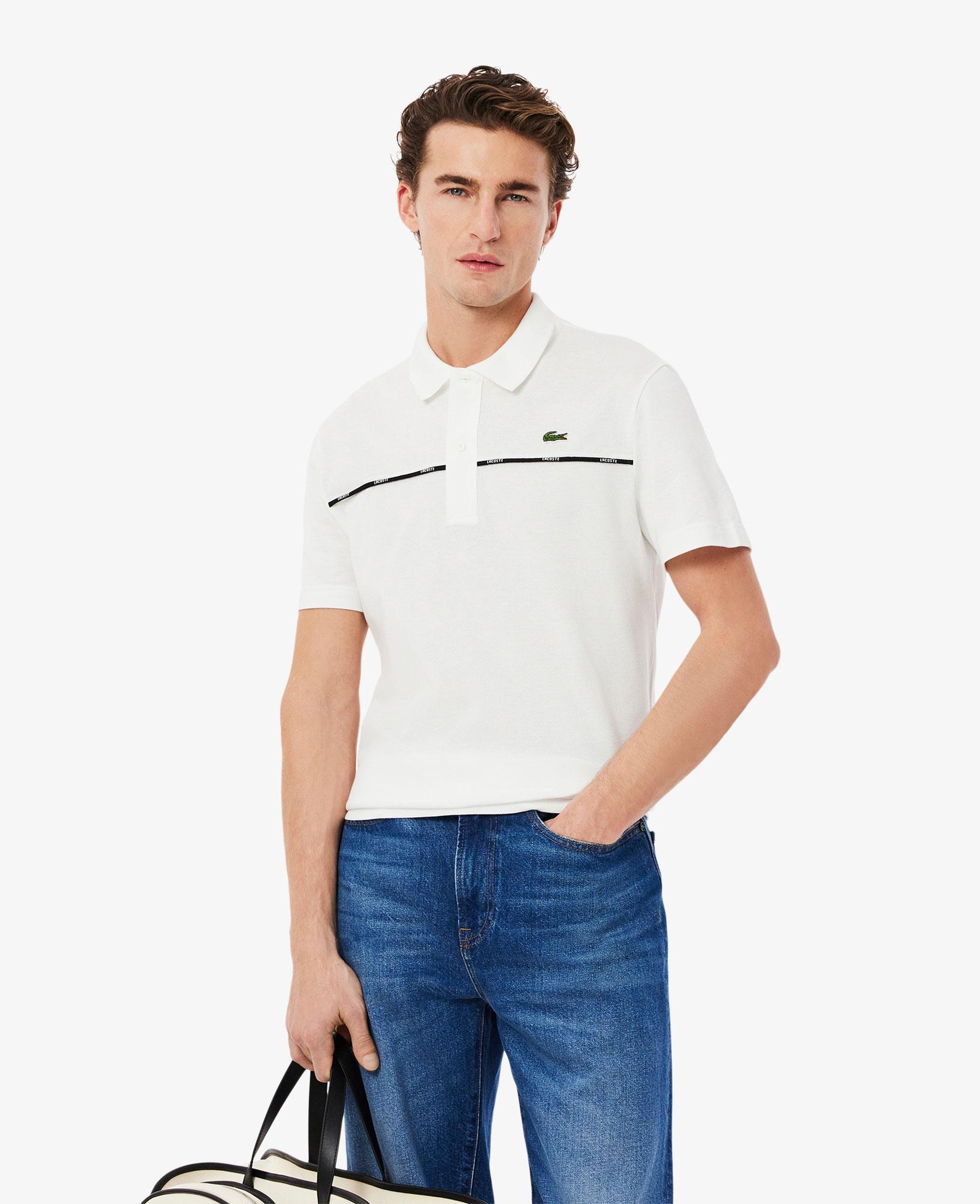 L.12.12 Erkek Classic Fit Beyaz Polo