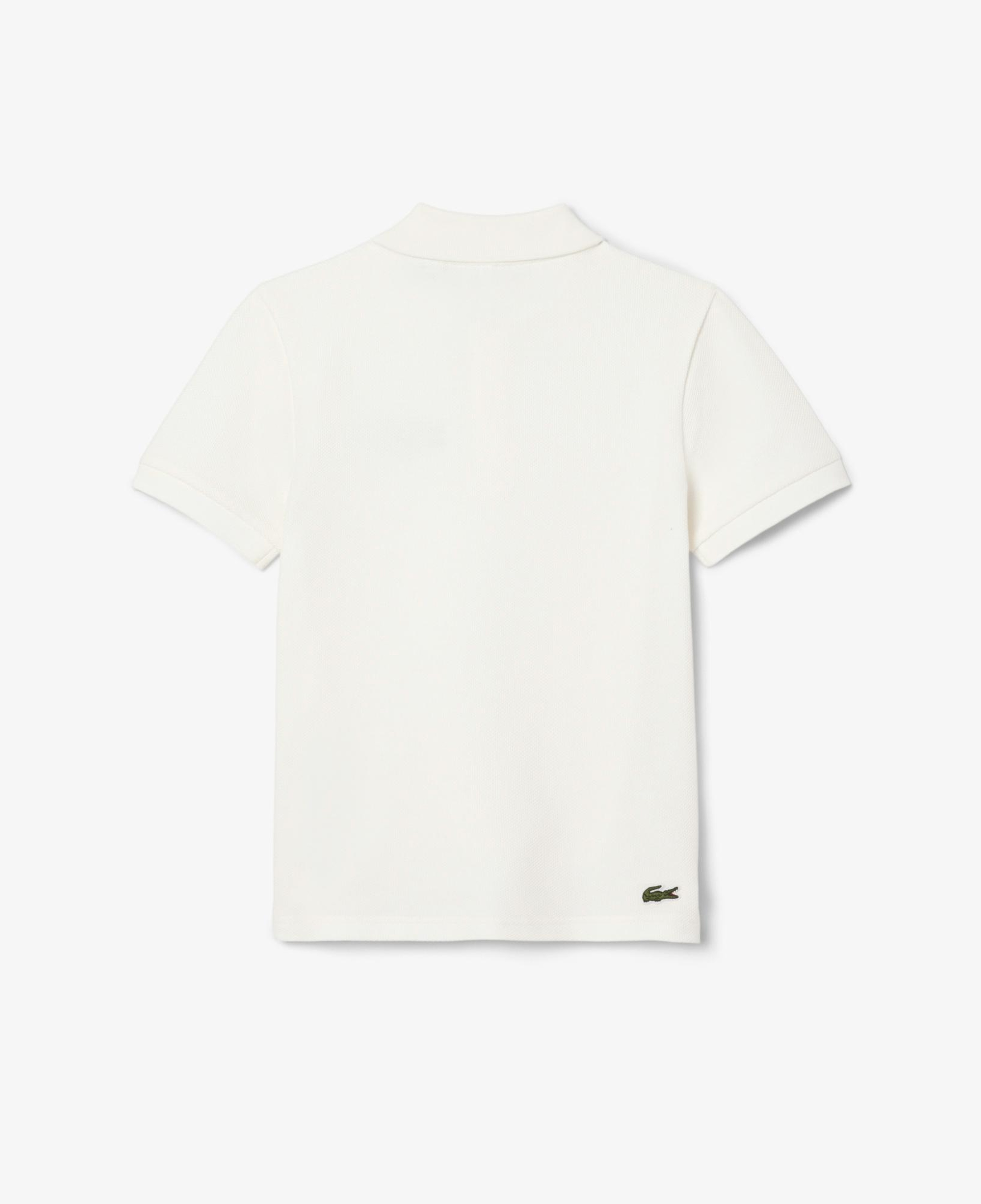Roland Garros Çocuk Baskılı Beyaz Polo