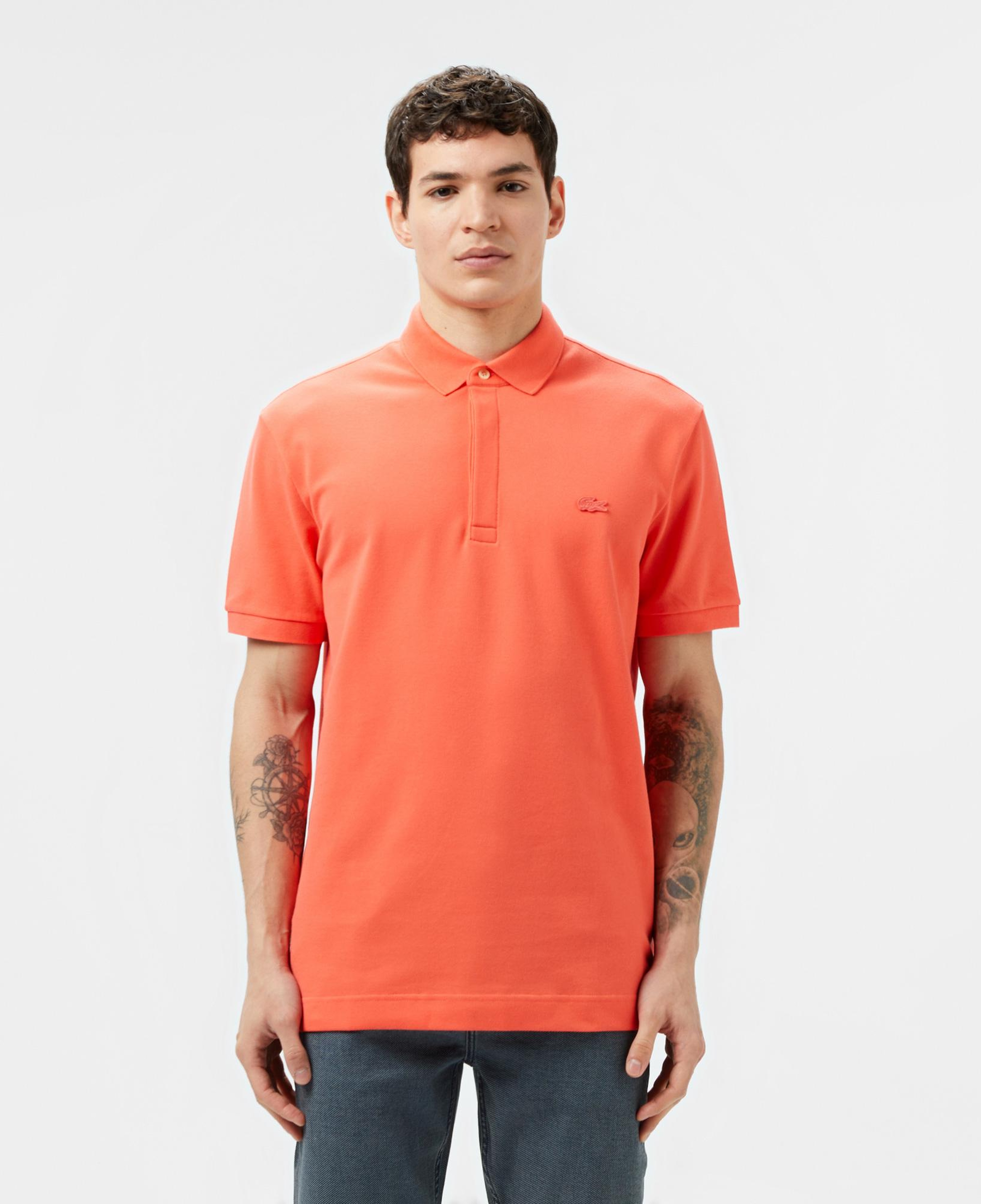 Erkek Regular Fit Turuncu Paris Polo