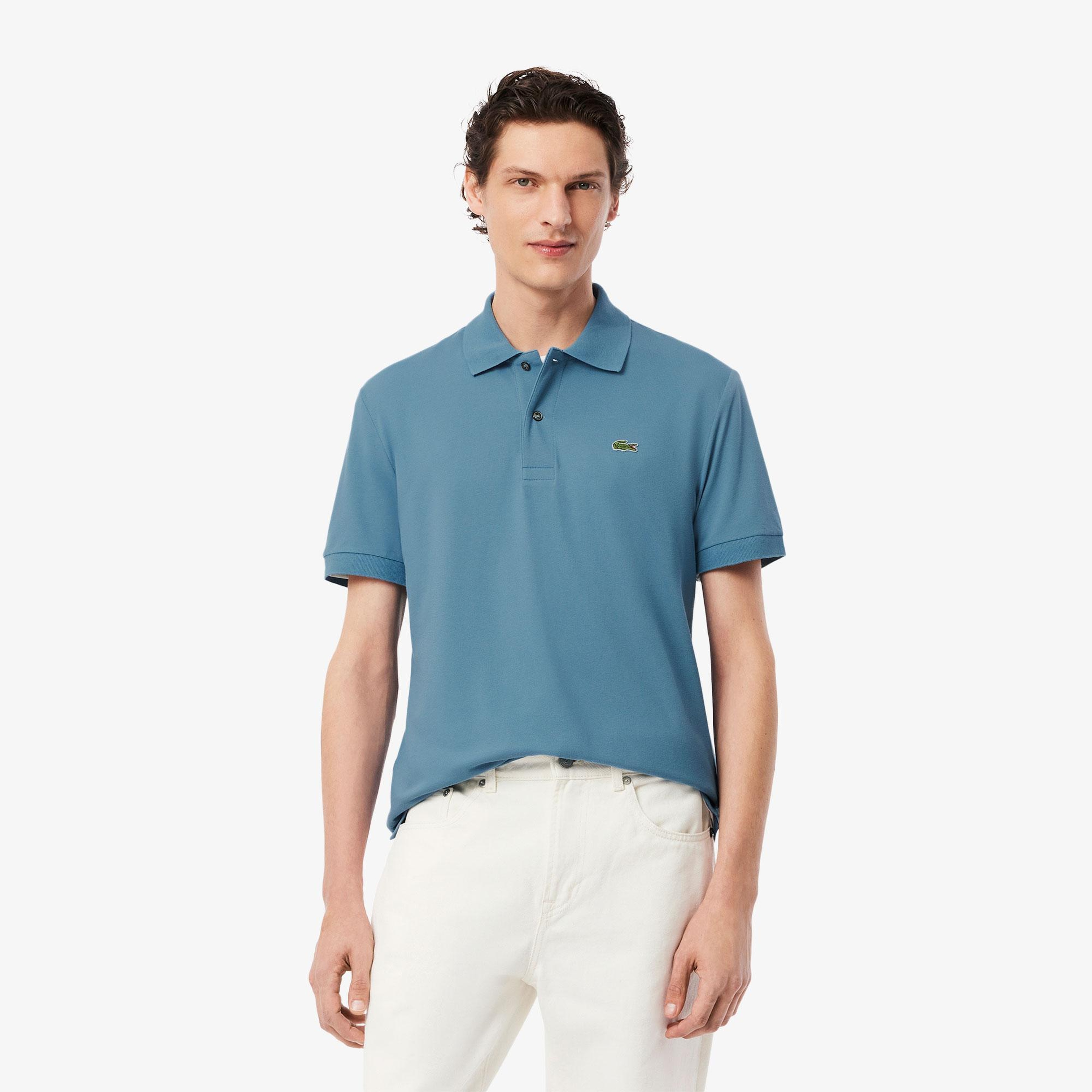 L.12.12 Light Erkek Classic Fit Mavi Polo