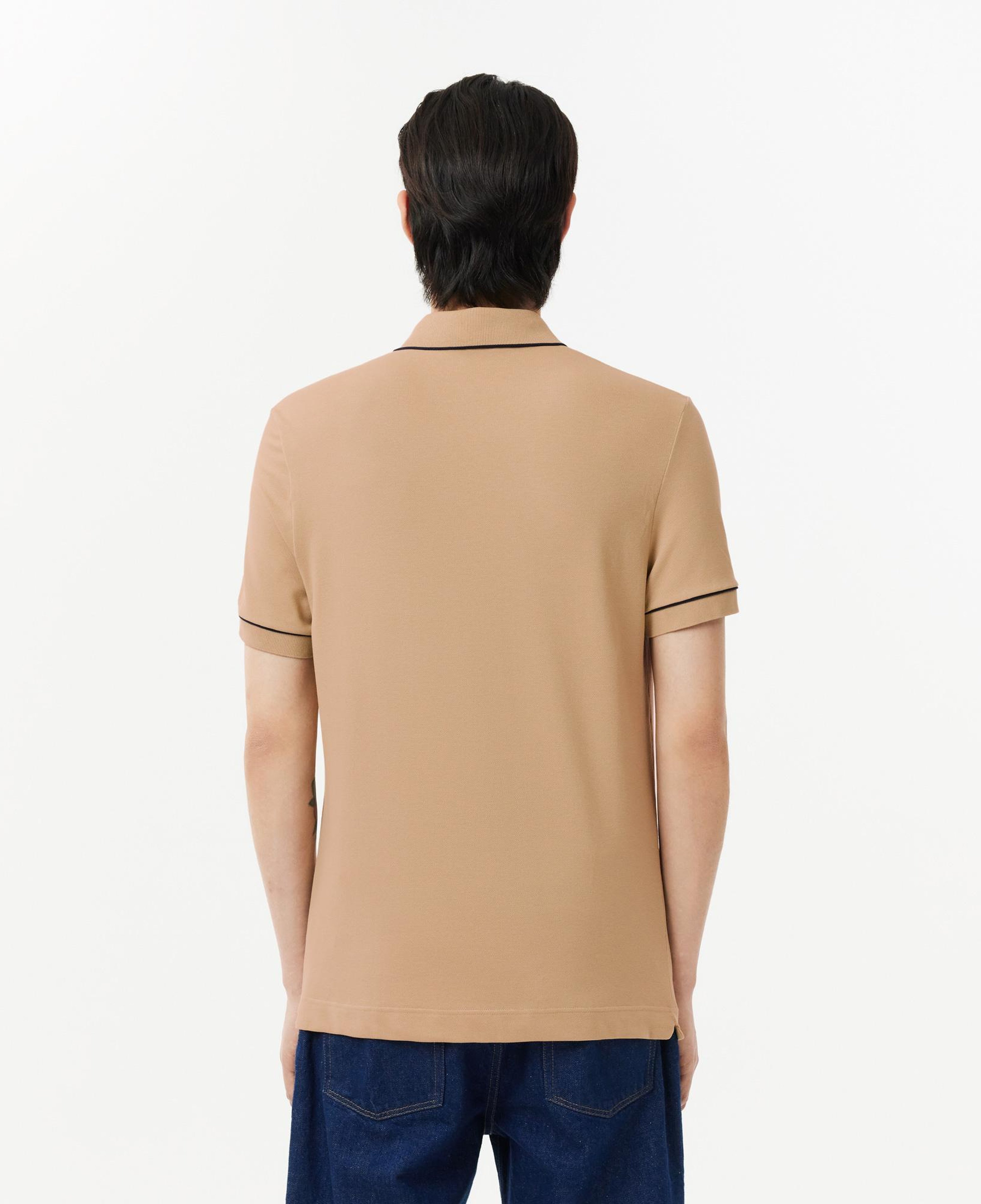 Erkek Regular Fit Organik Pamuk Bej Paris Polo