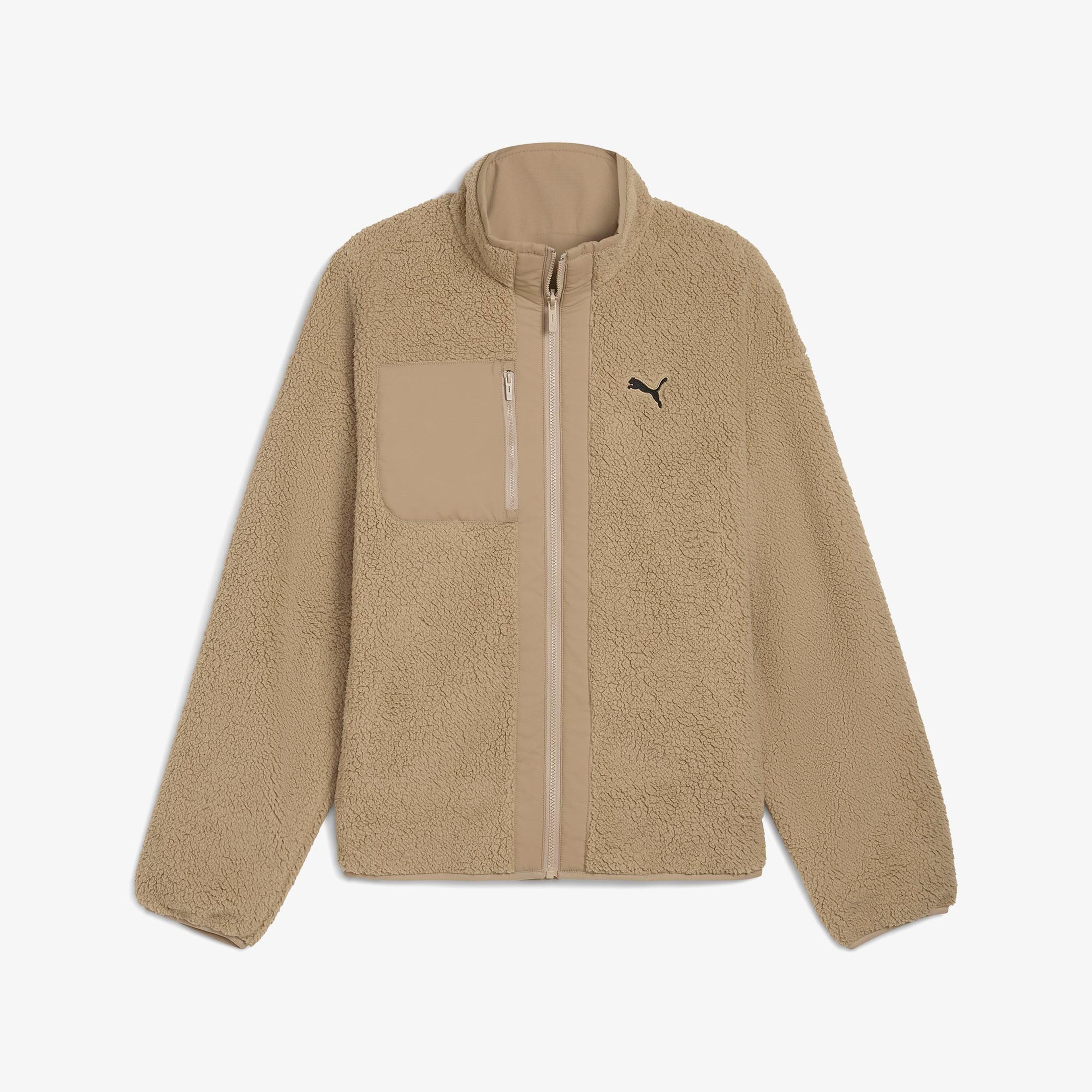 Puma Reversible Sherpa Erkek Krem Ceket