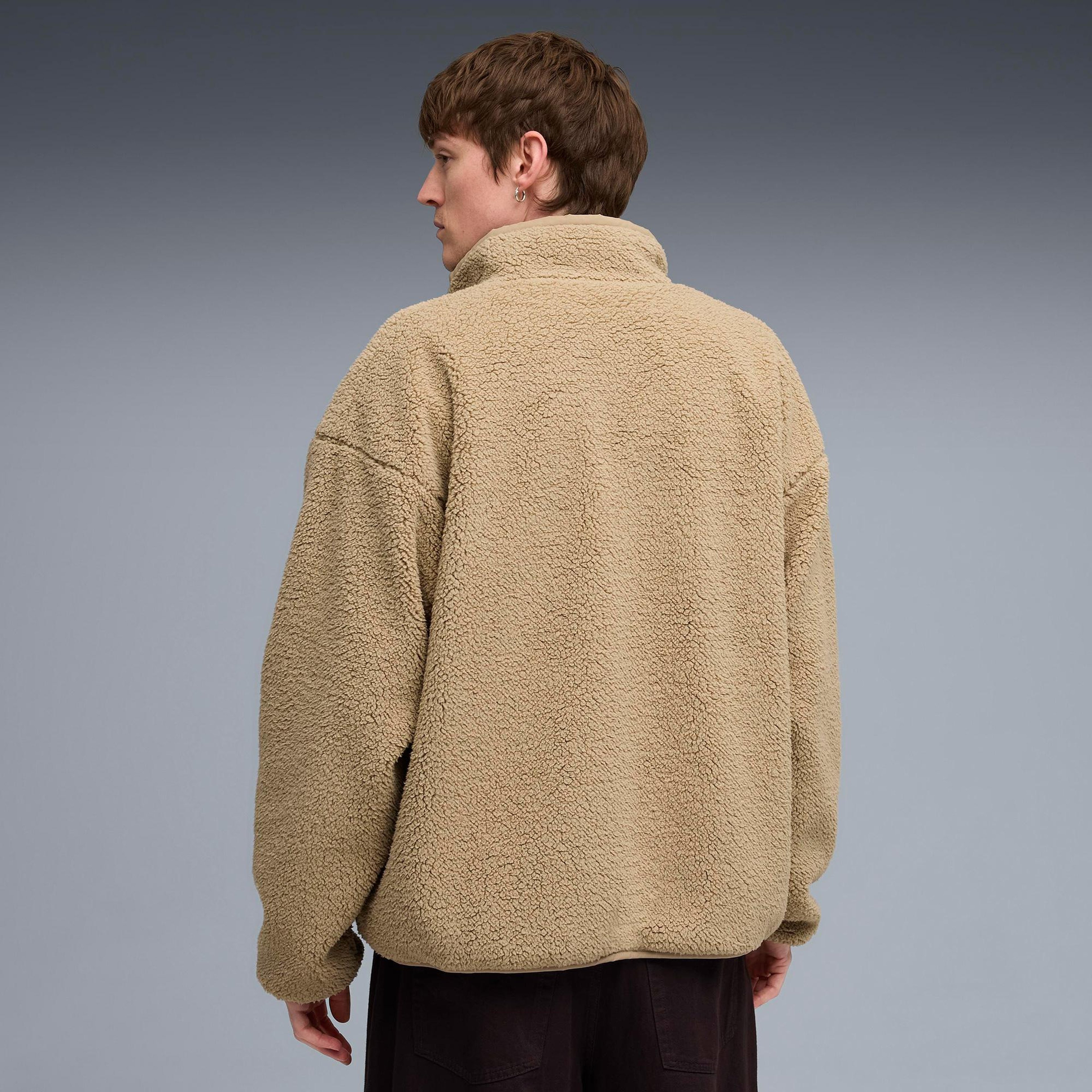 Puma Reversible Sherpa Erkek Krem Ceket