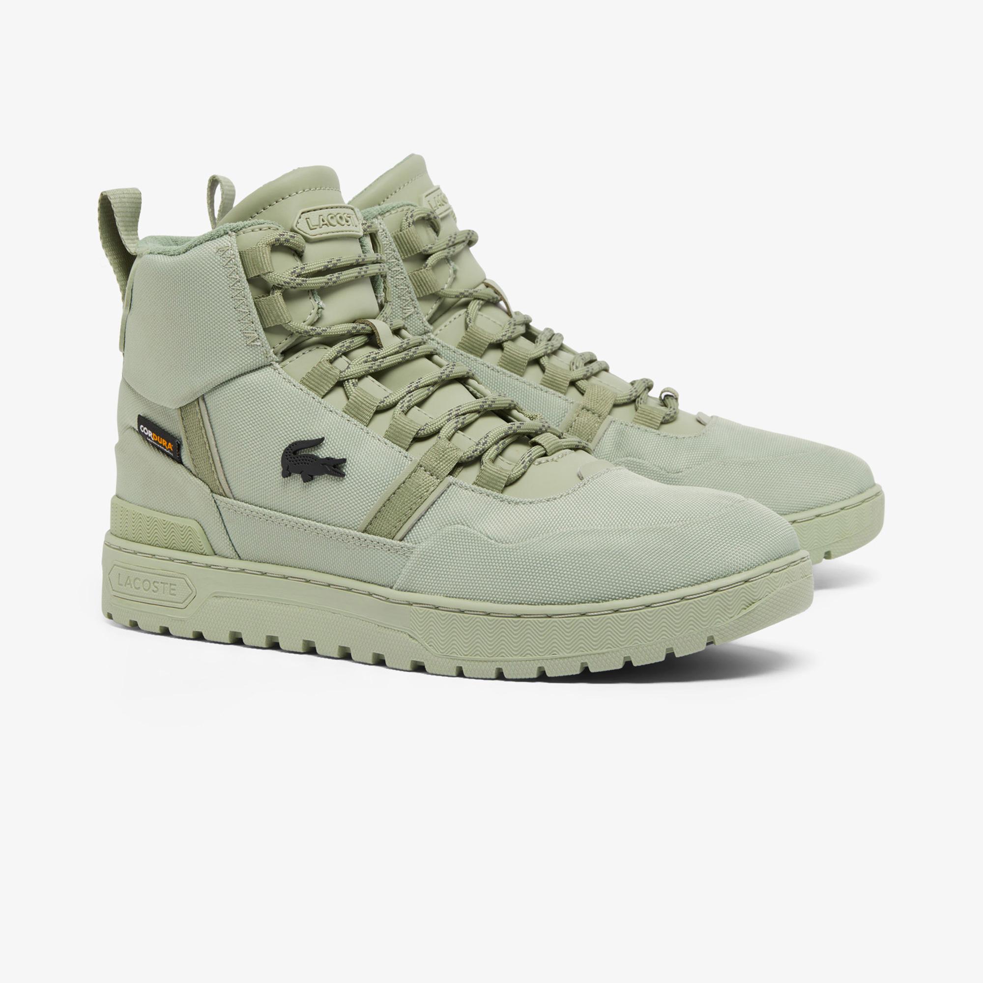 Lacoste T-Clip Winter Mid Erkek Yeşil Sneaker