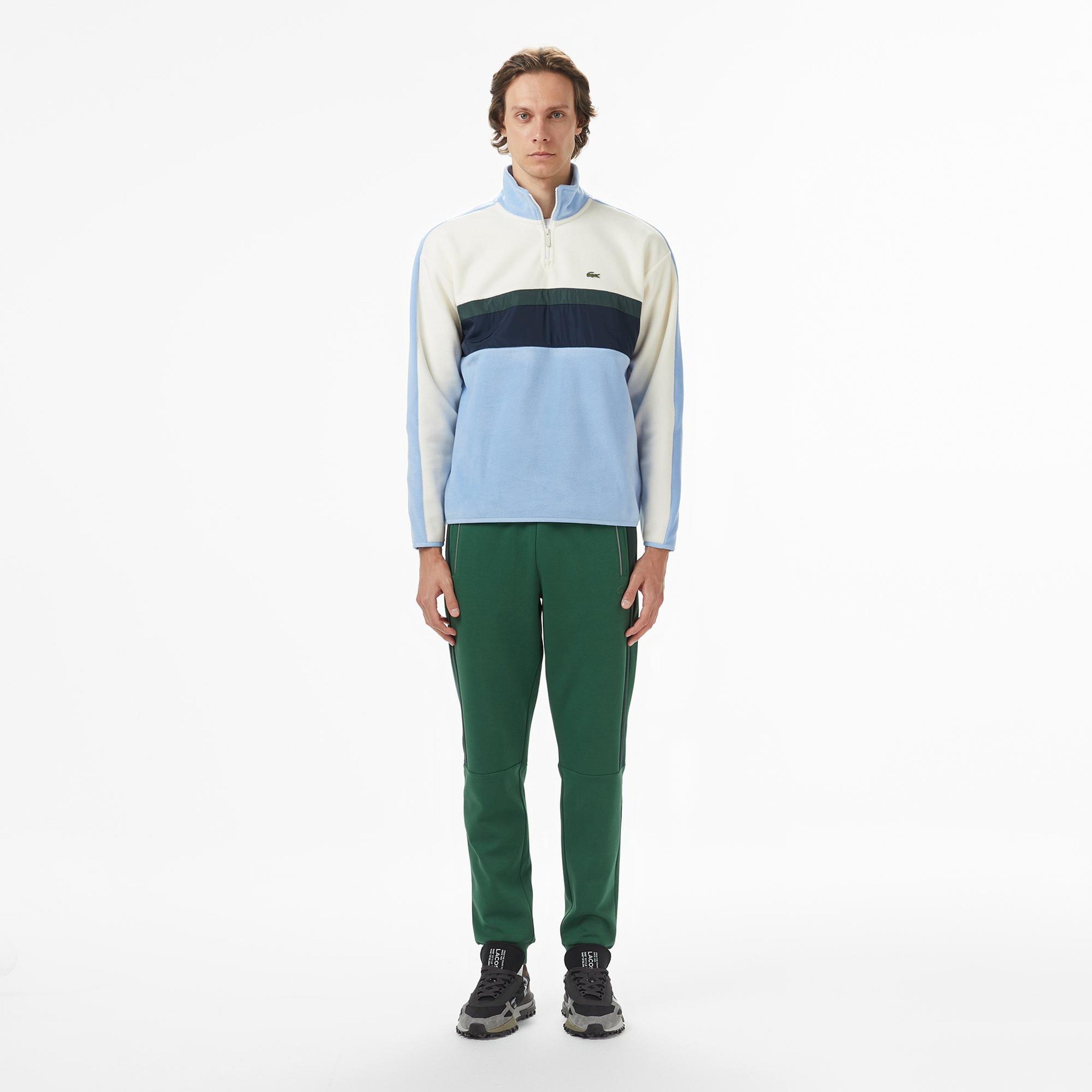 Lacoste Erkek Loose Fit Açık Mavi Sweatshirt