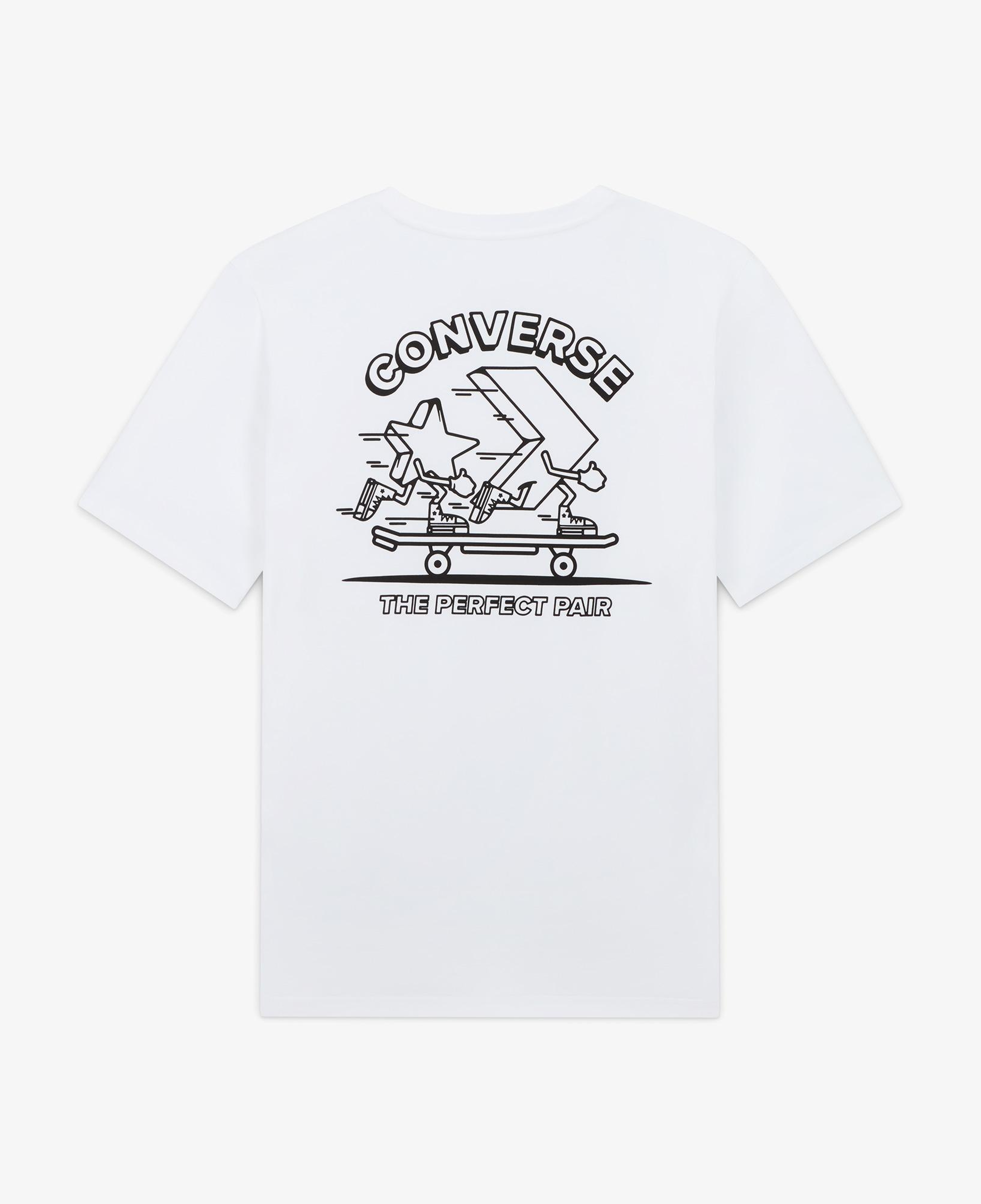 Converse Skateboarding Star Chevron Erkek Beyaz T-Shirt