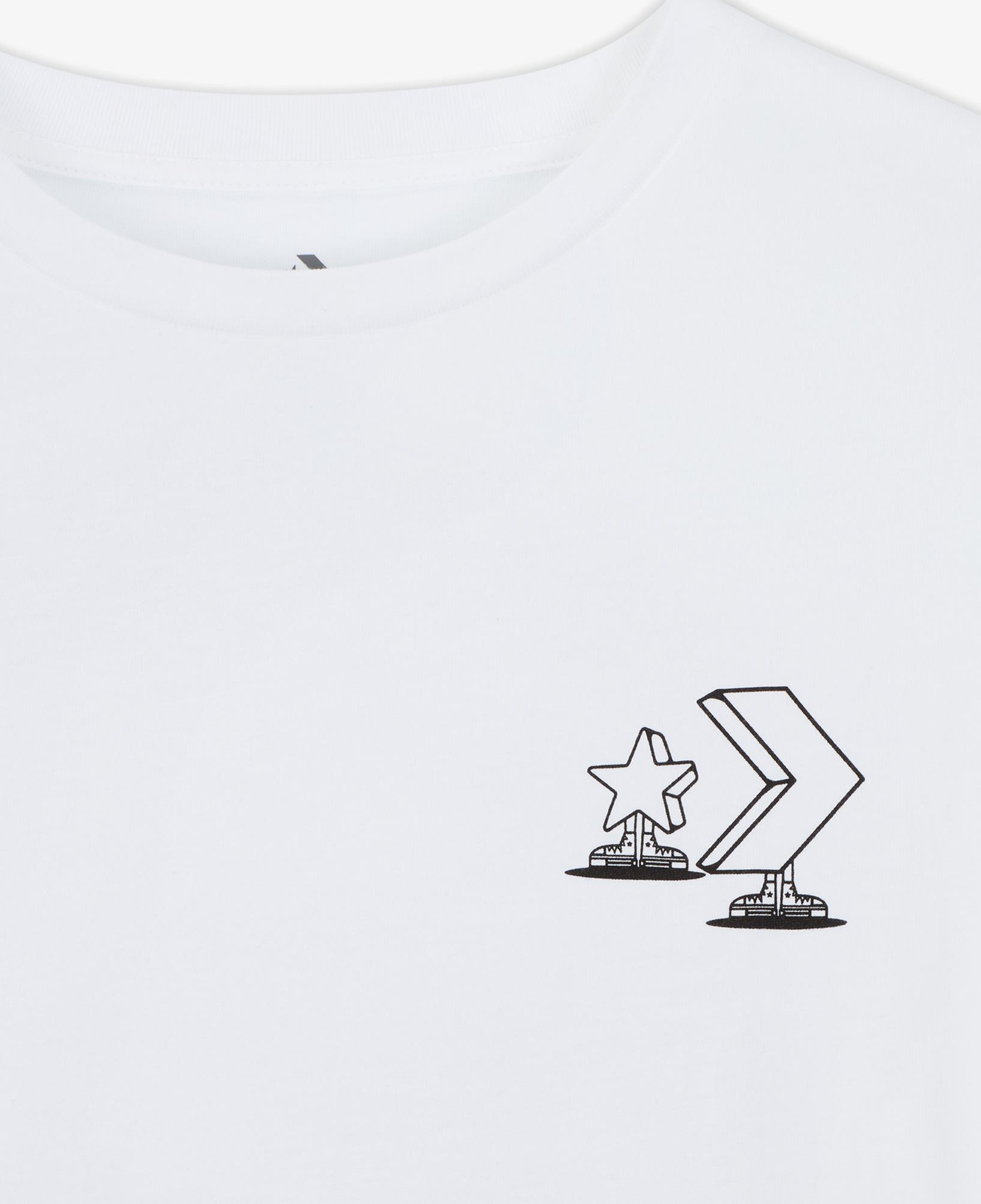 Converse Skateboarding Star Chevron Erkek Beyaz T-Shirt