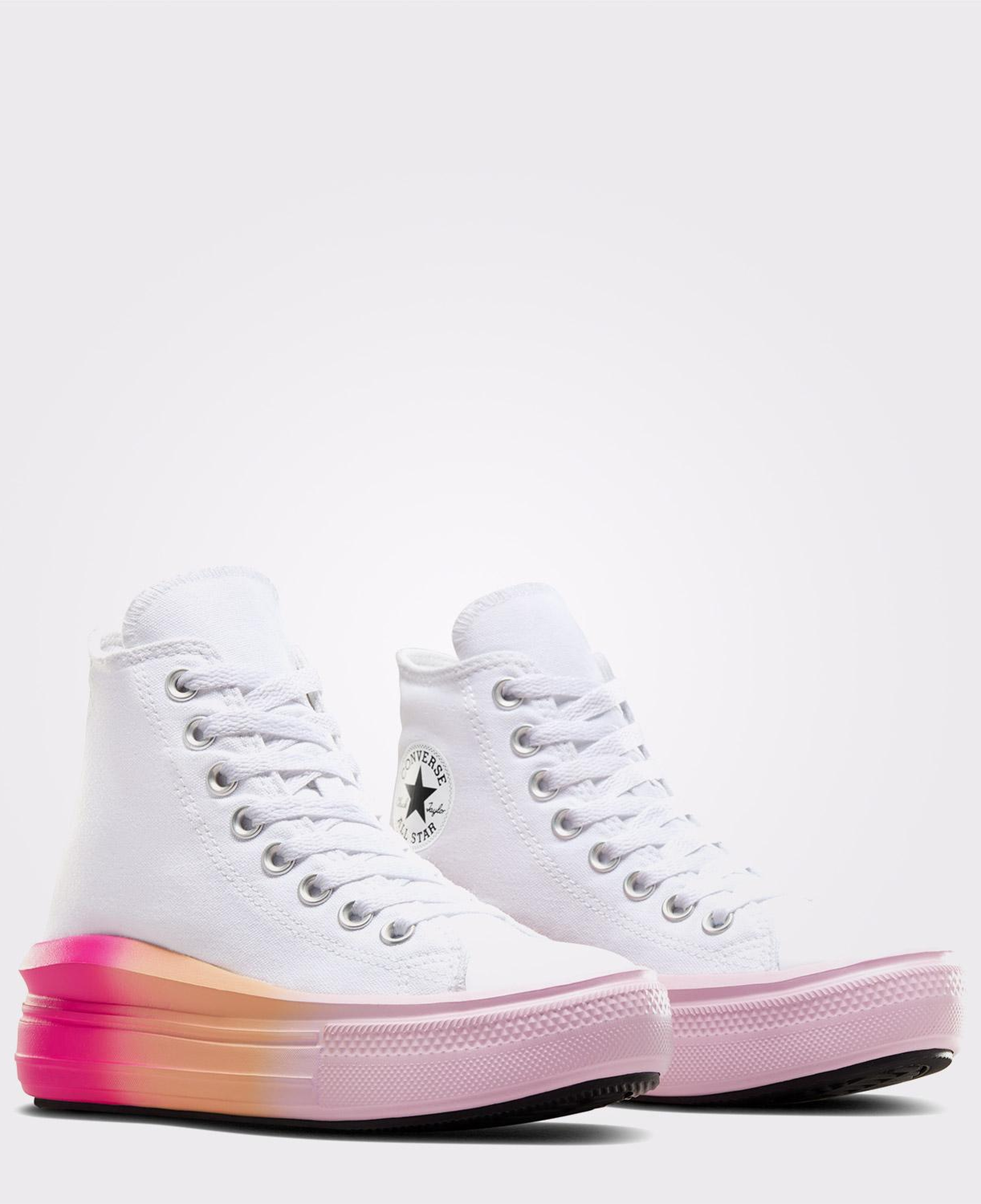 Converse Chuck Taylor All Star Move Çocuk Beyaz Platform Sneaker
