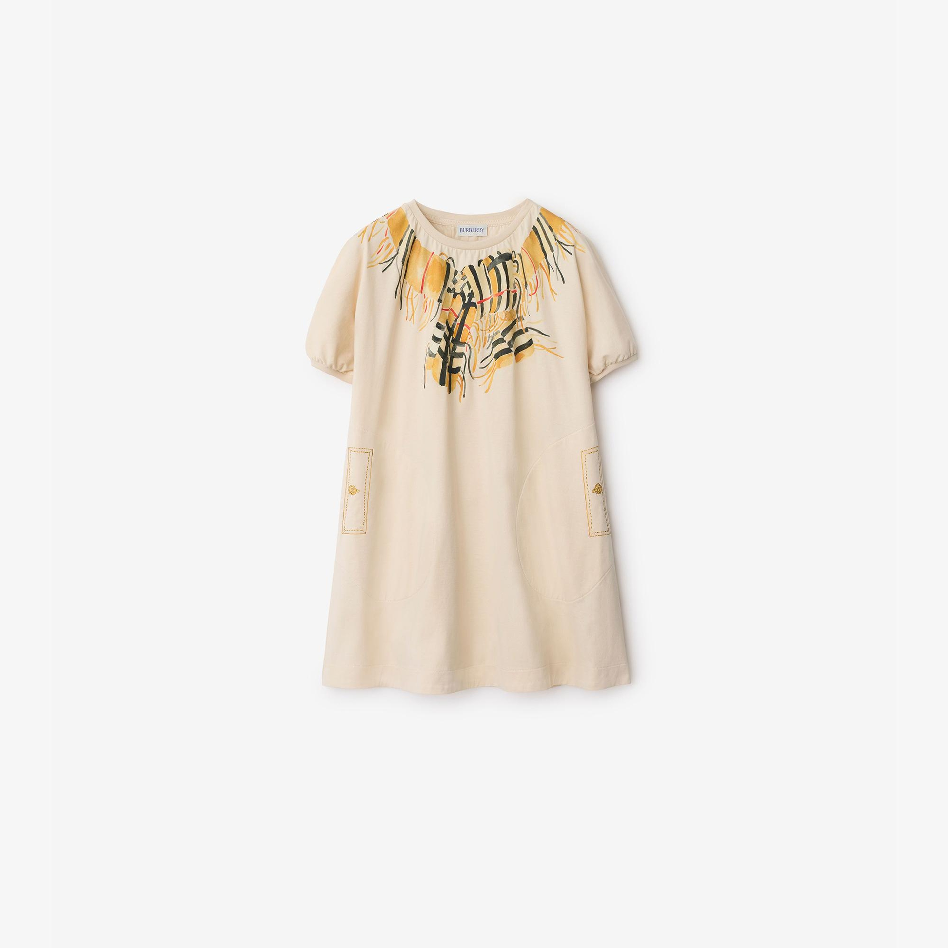 Burberry Çocuk Beyaz Elbise