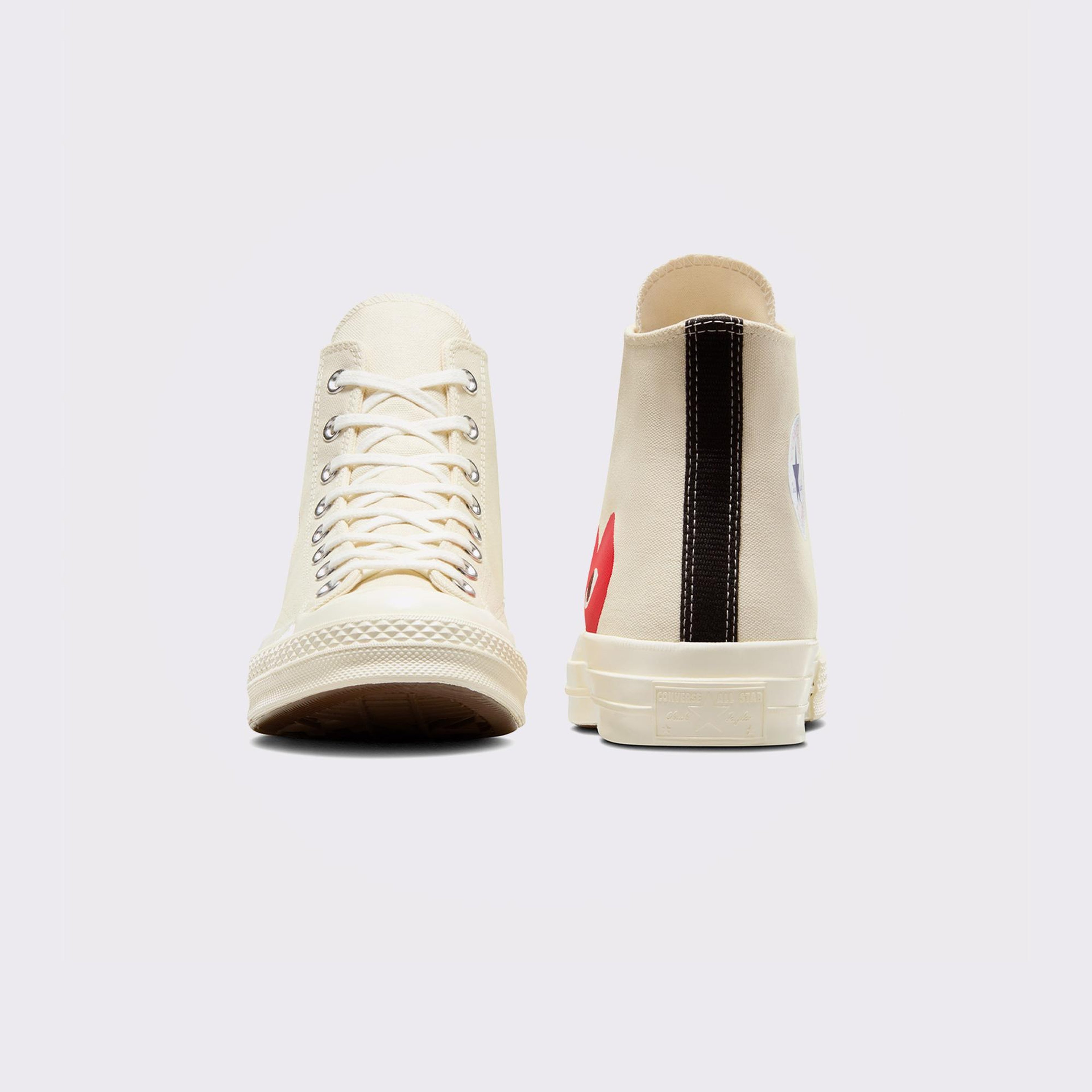 Converse X Comme Des Garçons Play Chuck 70 Unisex Krem Bilekli Sneaker