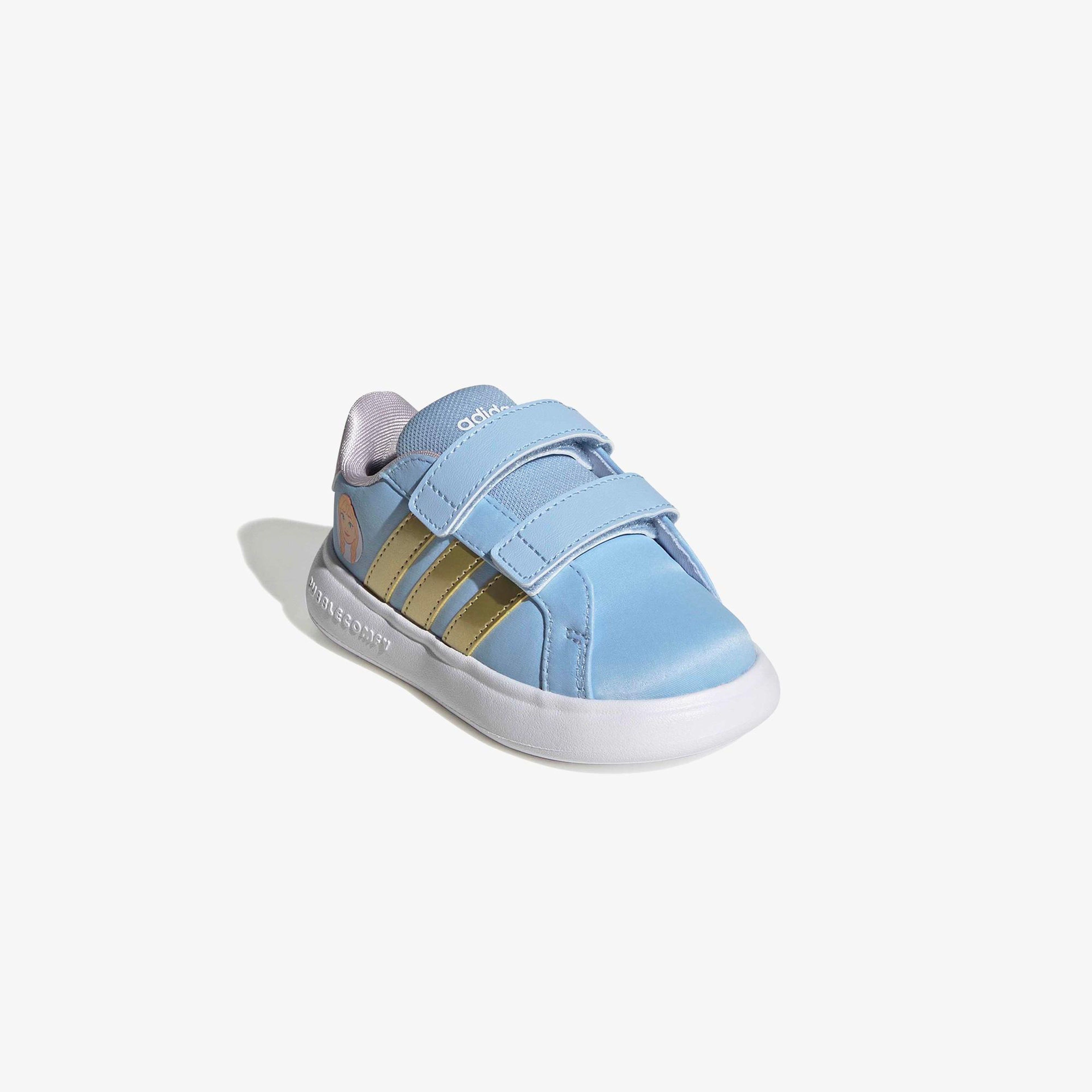 adidas x Disney Grand Court Anna Bebek Mavi Spor Ayakkabı