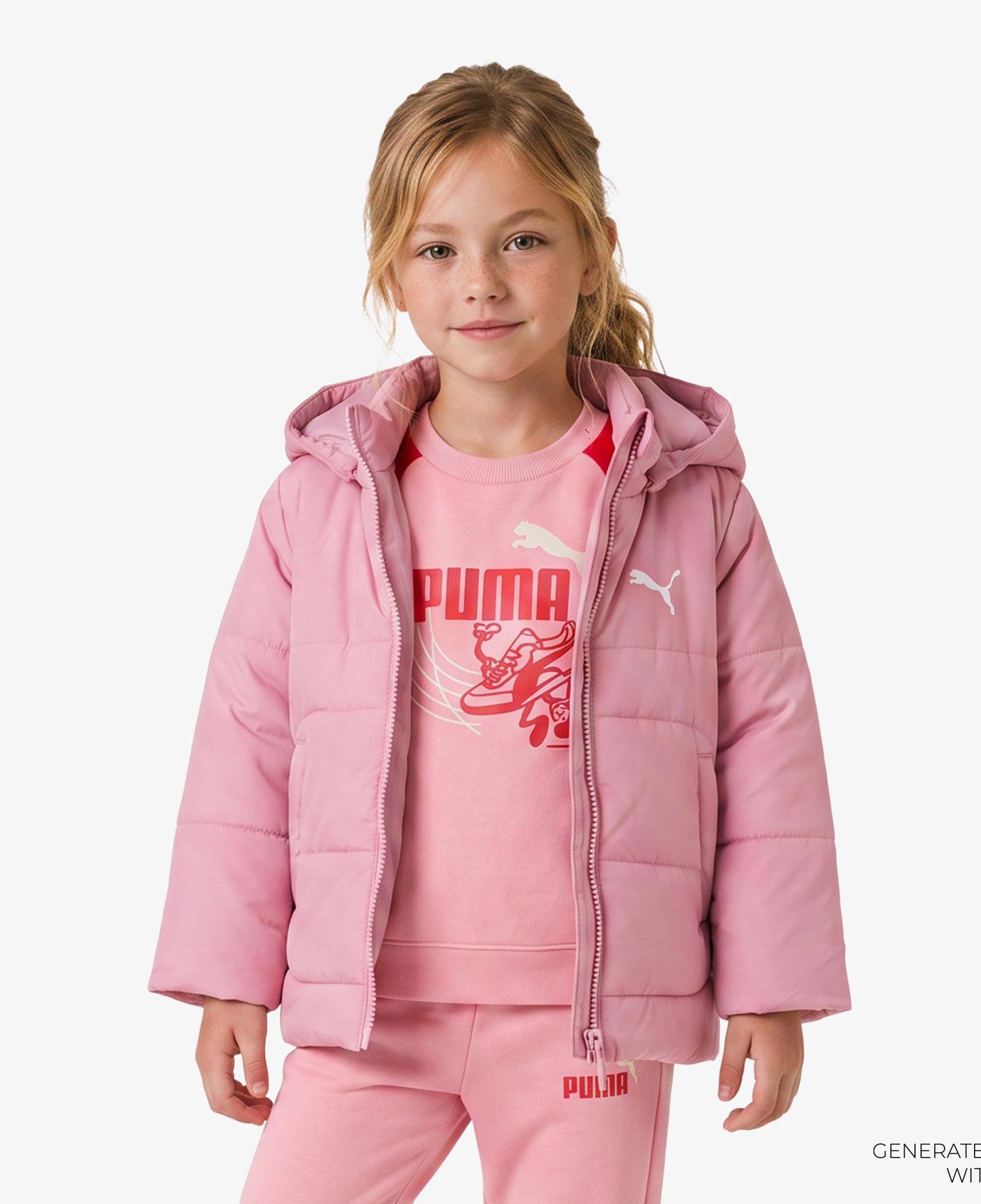 Puma Minicat Hooded Bebek Pembe Ceket