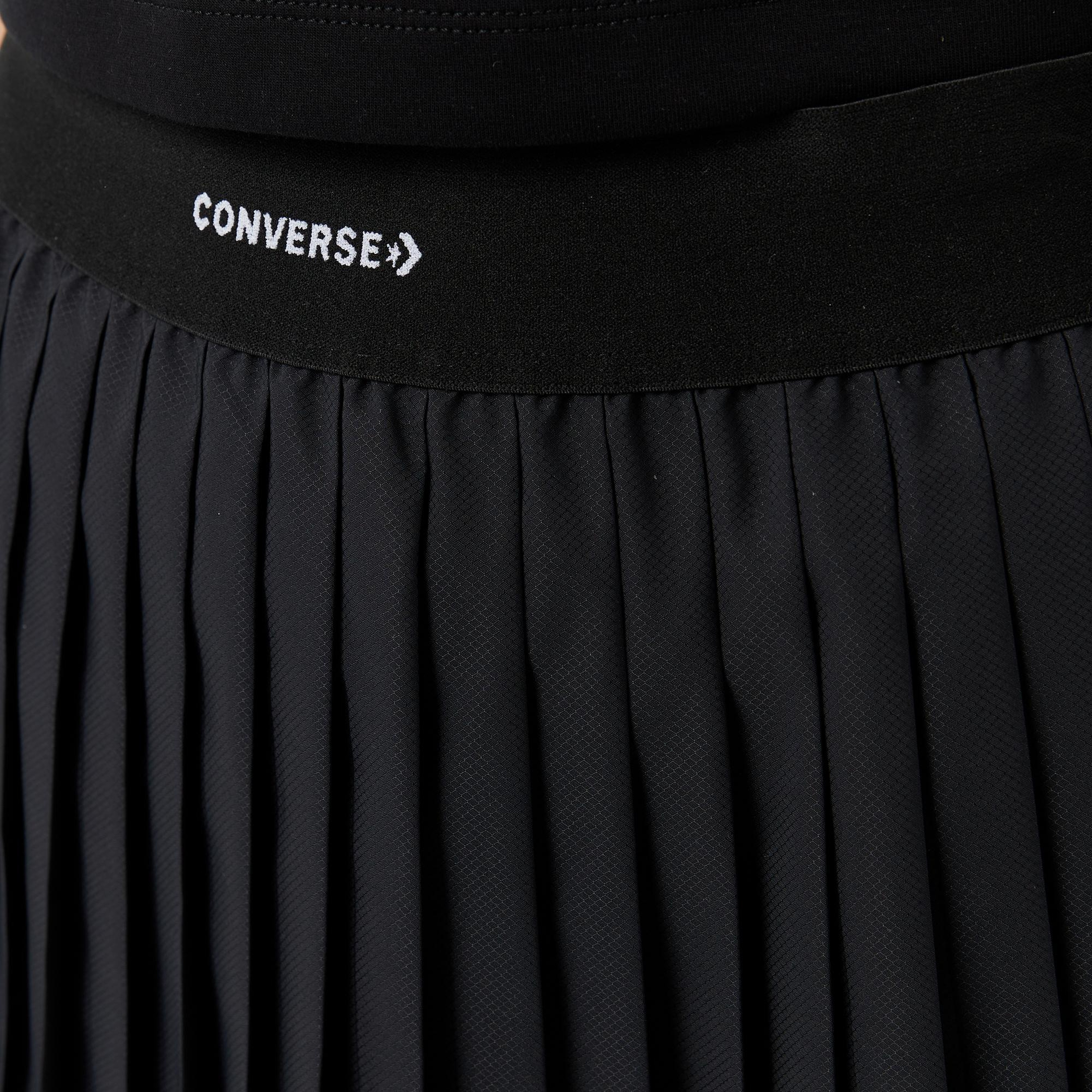 Converse Star Chevron Baskılı Kadın Siyah Etek