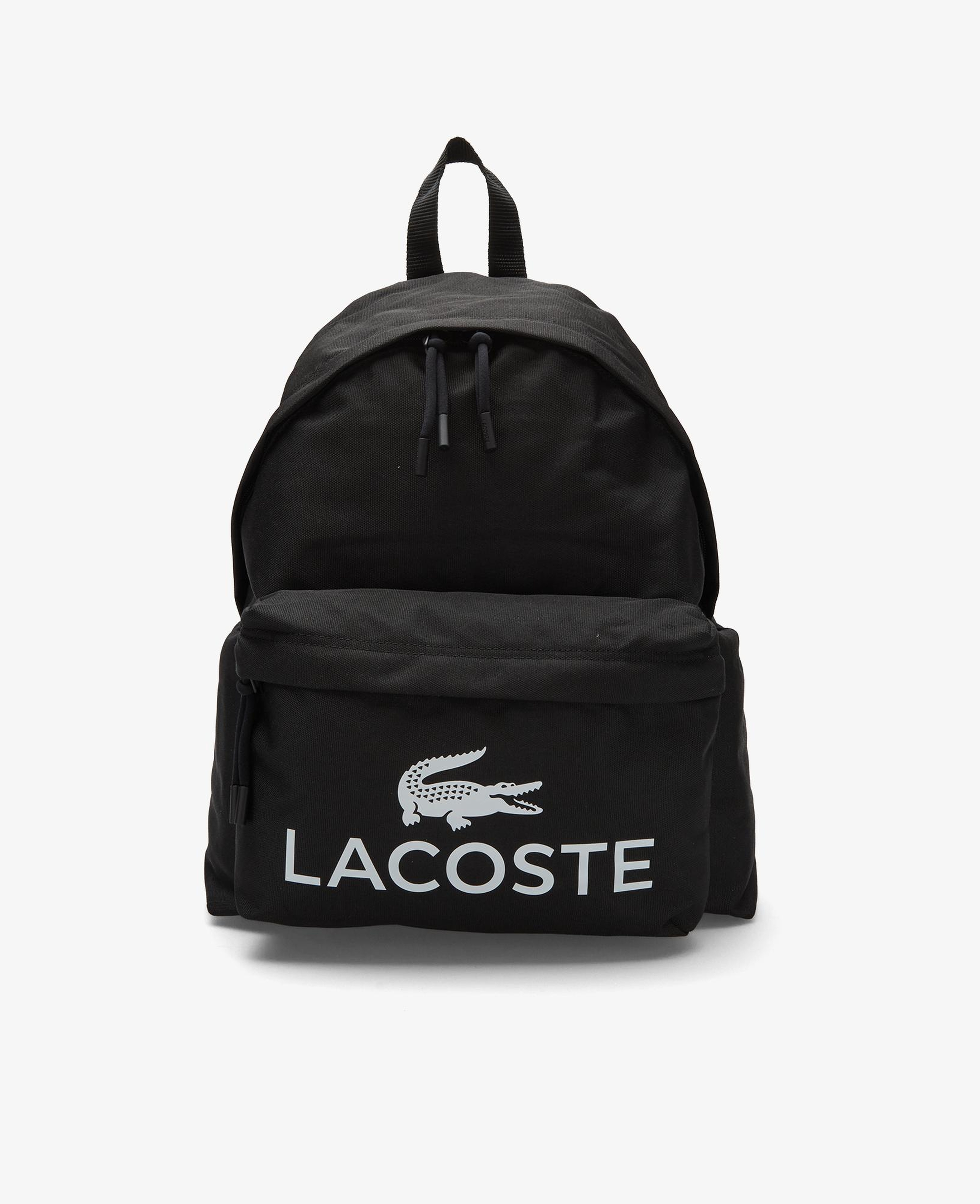 Lacoste Erkek Baskılı Siyah Sırt Çantası