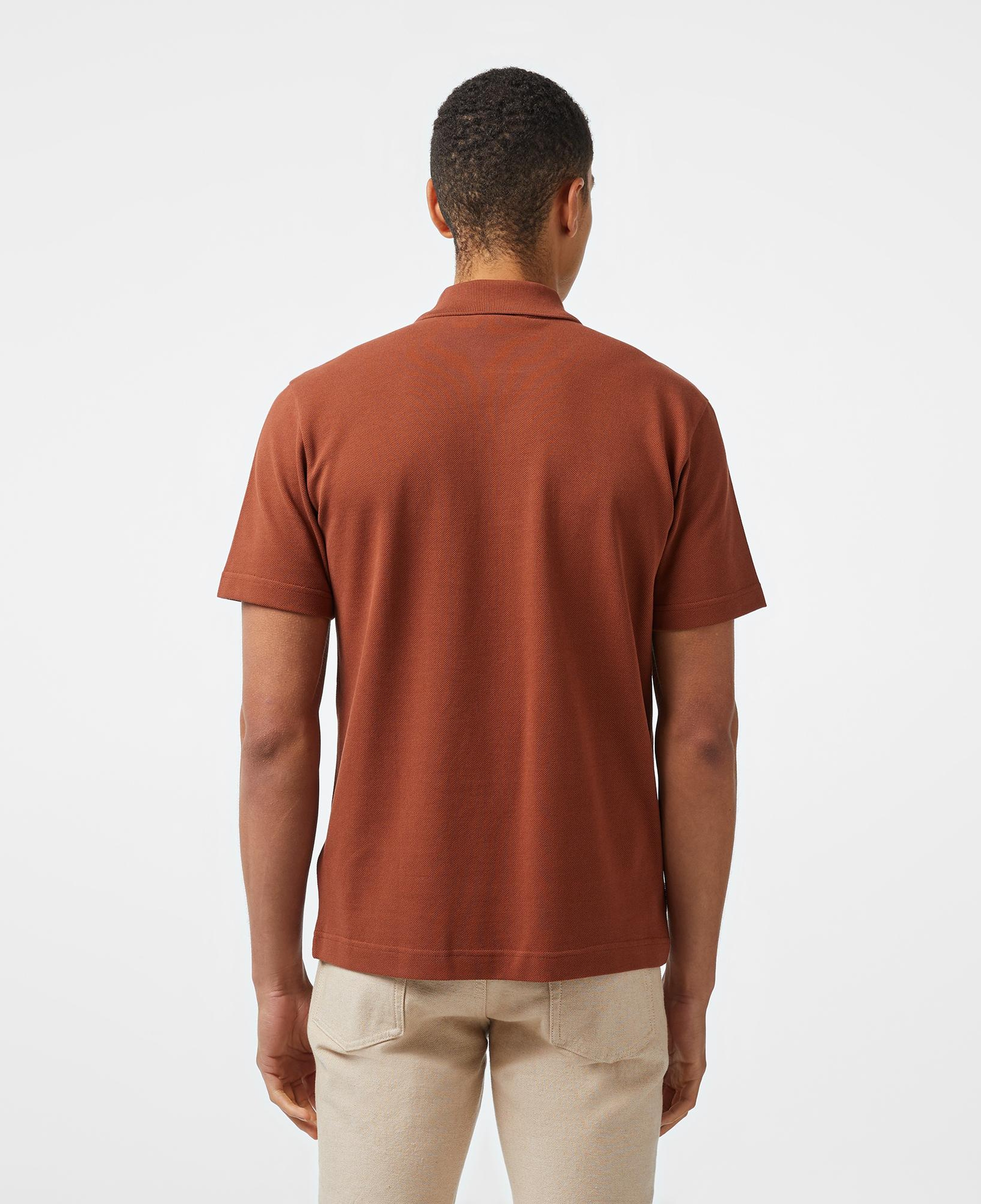 Erkek Relaxed Fit Turuncu Polo