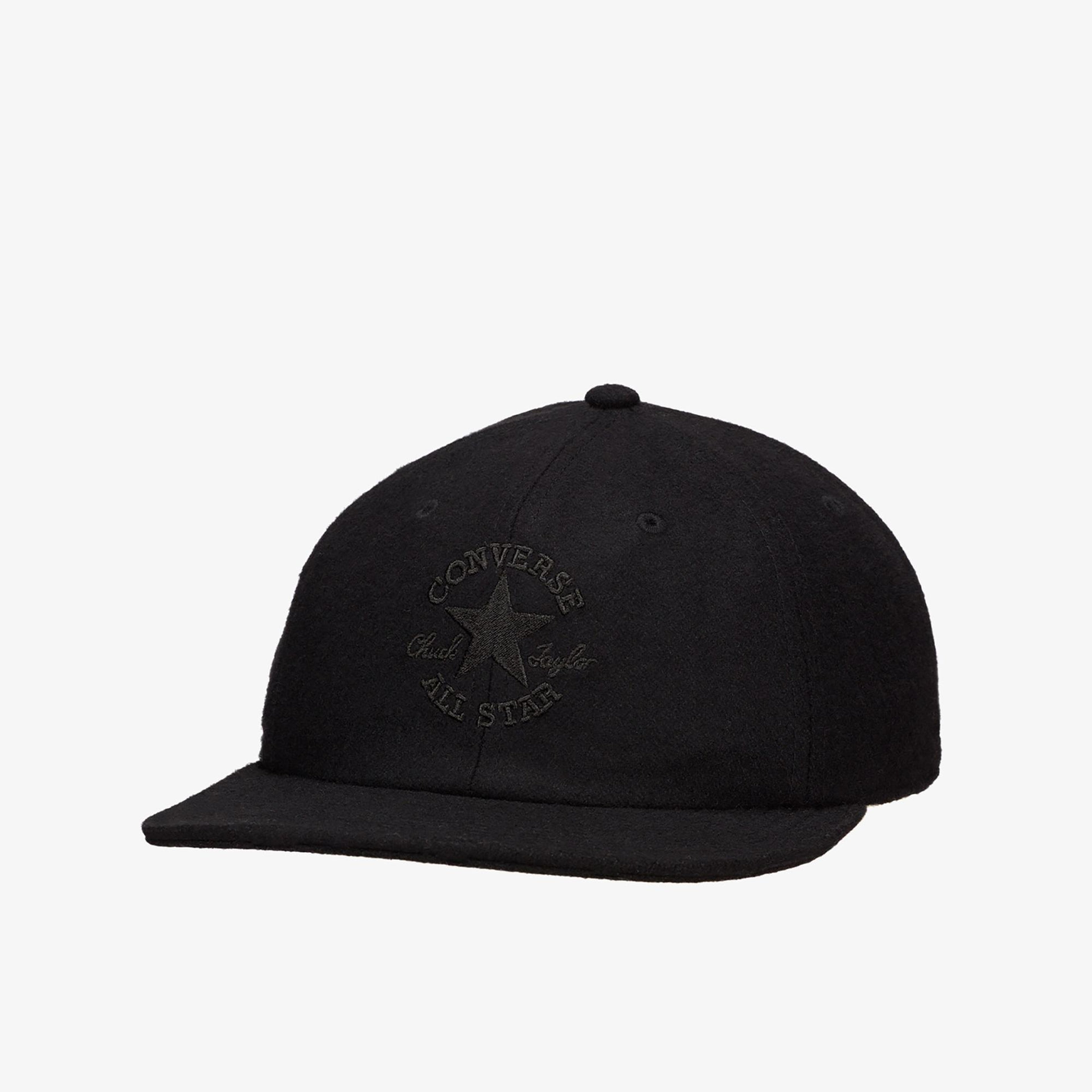 Converse Classic Unisex Siyah Yün Karışımlı Şapka