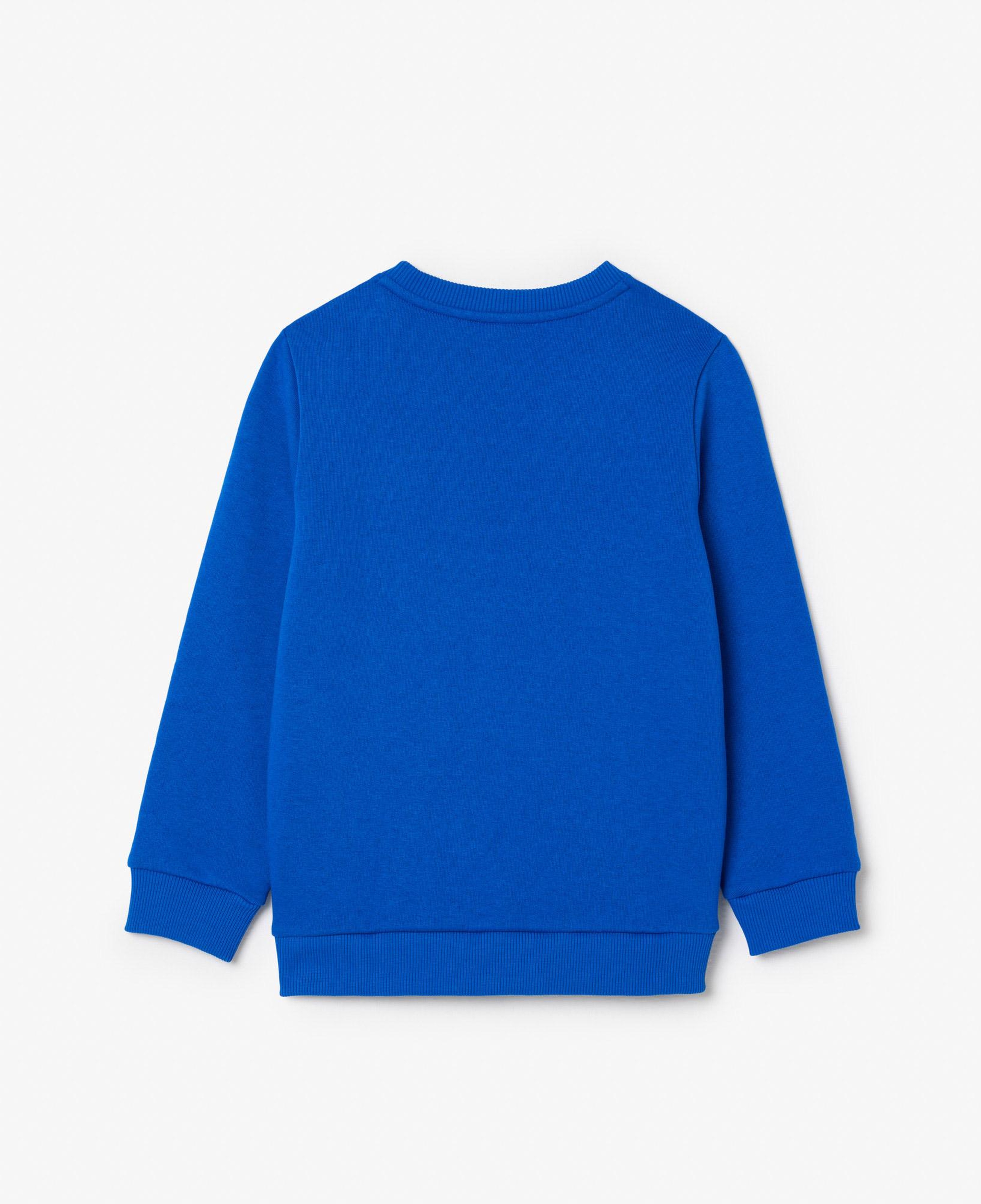 Lacoste Çocuk Baskılı Mavi Sweatshirt
