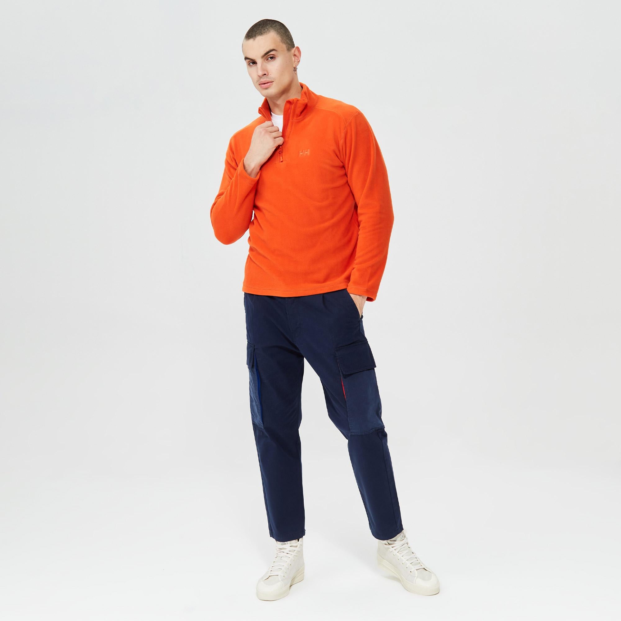 Helly Hansen Mount Fleece Erkek Turuncu Outdoor Polar