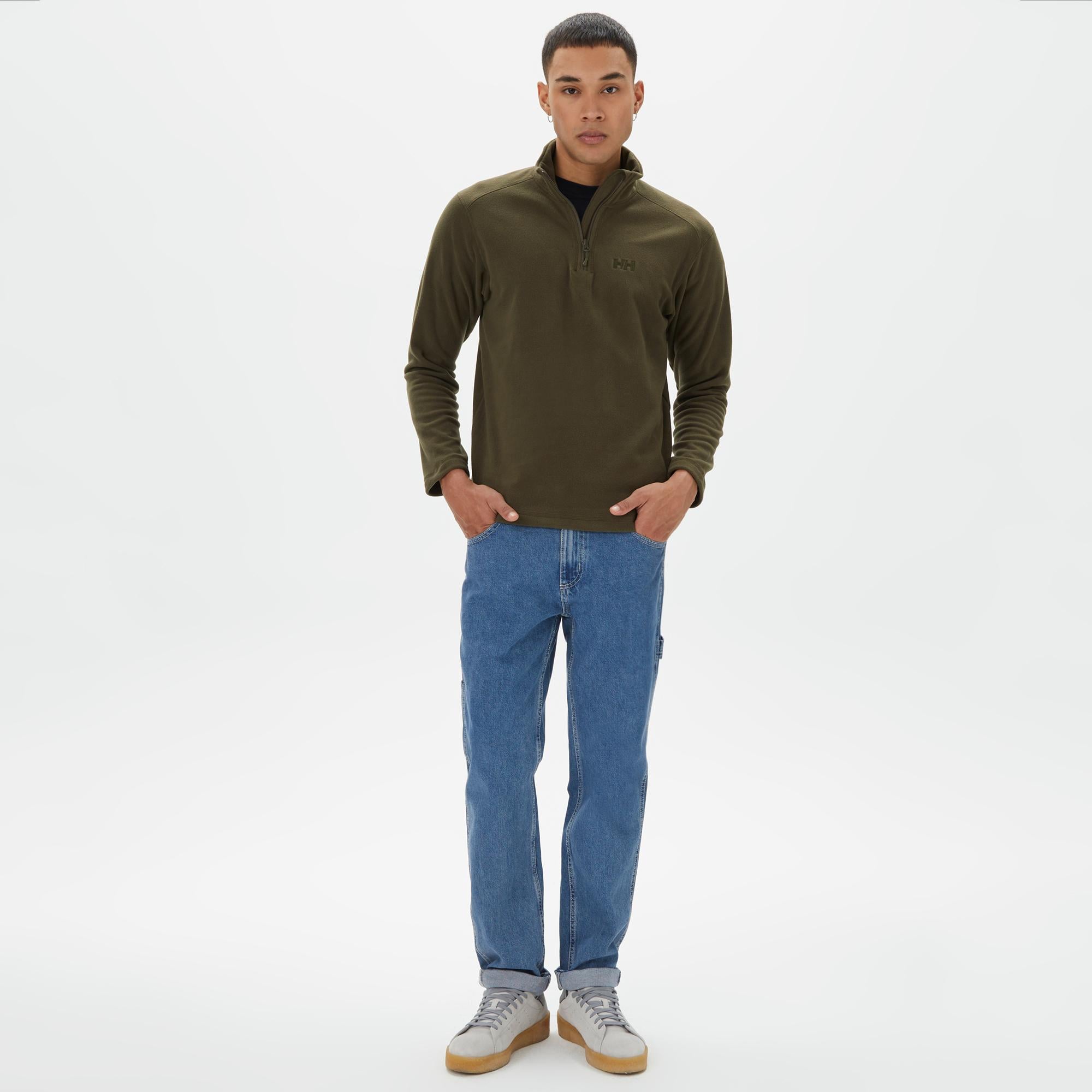Helly Hansen Daybreaker Zip Fleece Erkek Yeşil Polar