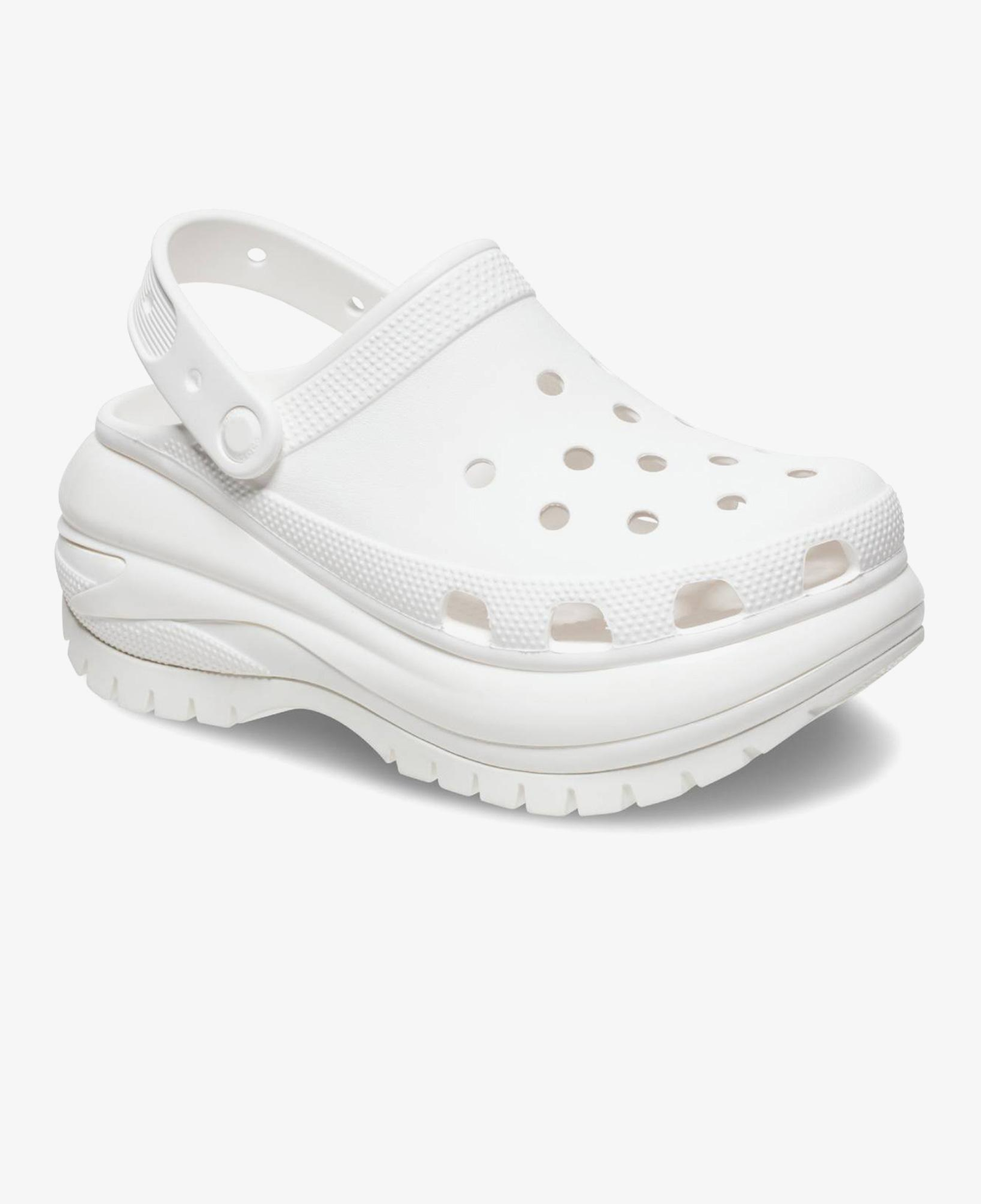Crocs Classic Mega Crush Kadın Beyaz Terlik