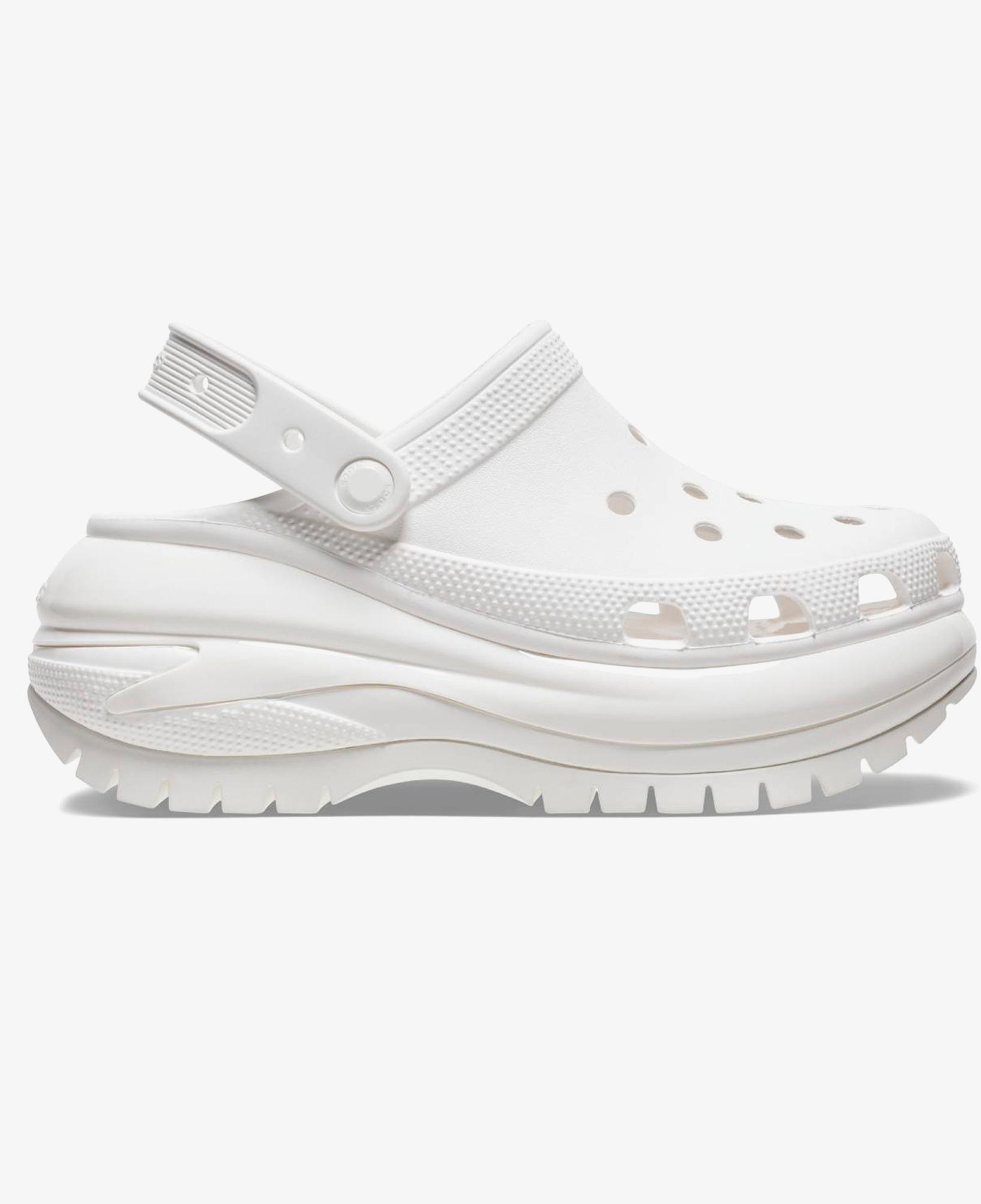 Crocs Classic Mega Crush Kadın Beyaz Terlik