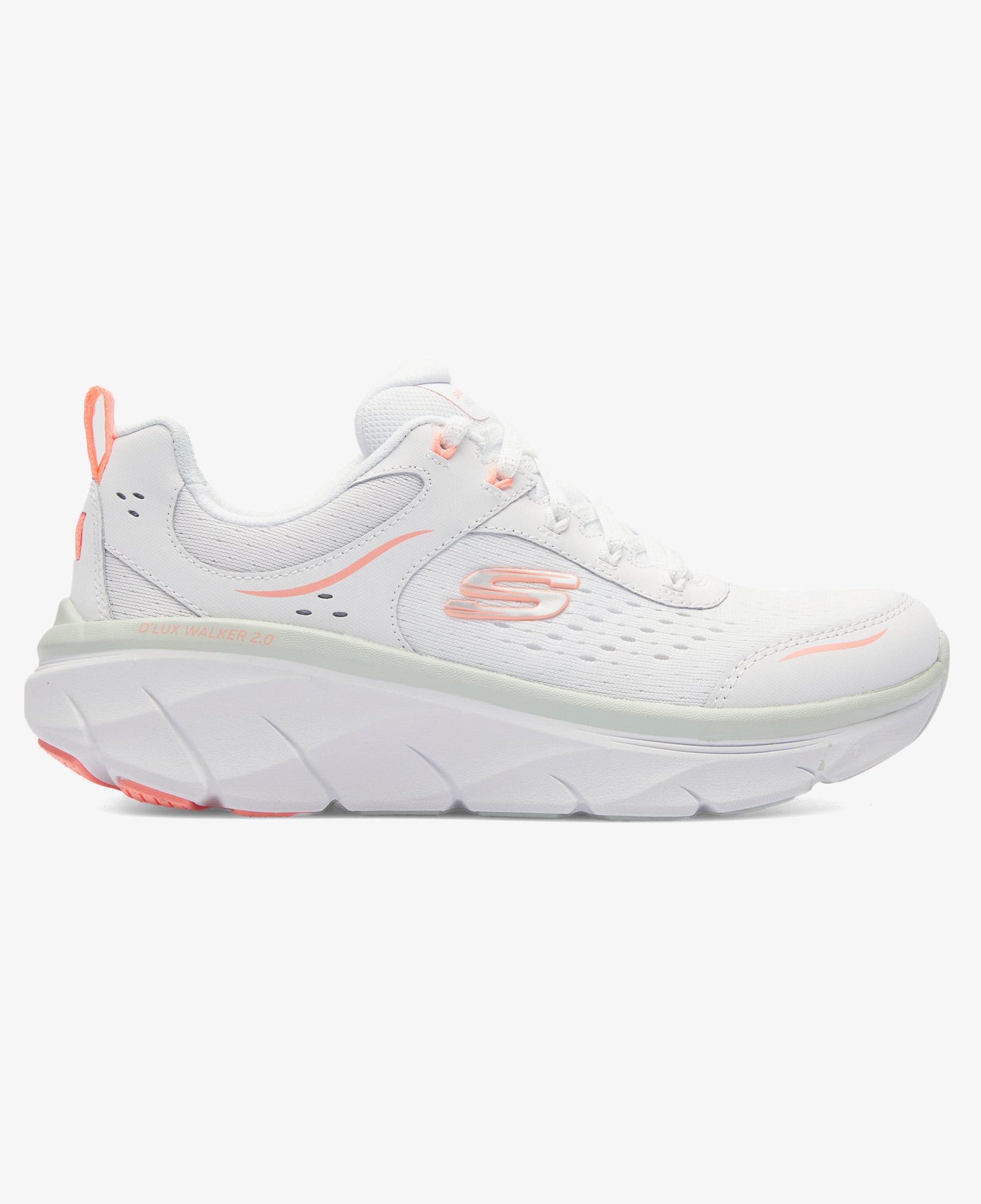 Skechers D'Lux Walker 2.0-Daisy Doll Kadın Beyaz Yürüyüş Ayakkabısı