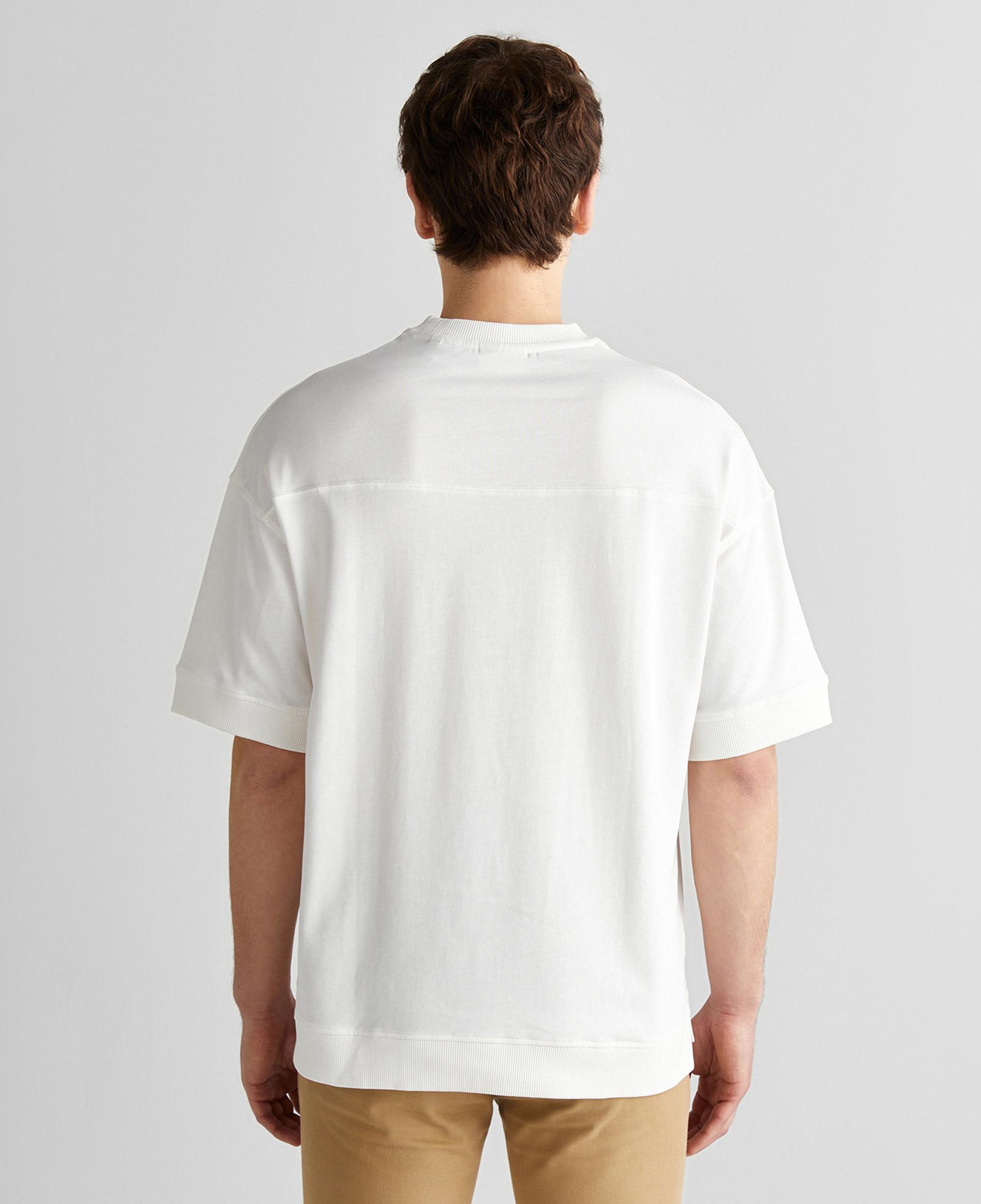 GANT Erkek Krem Orijinal Fit Bisiklet Yaka Logolu T-Shirt