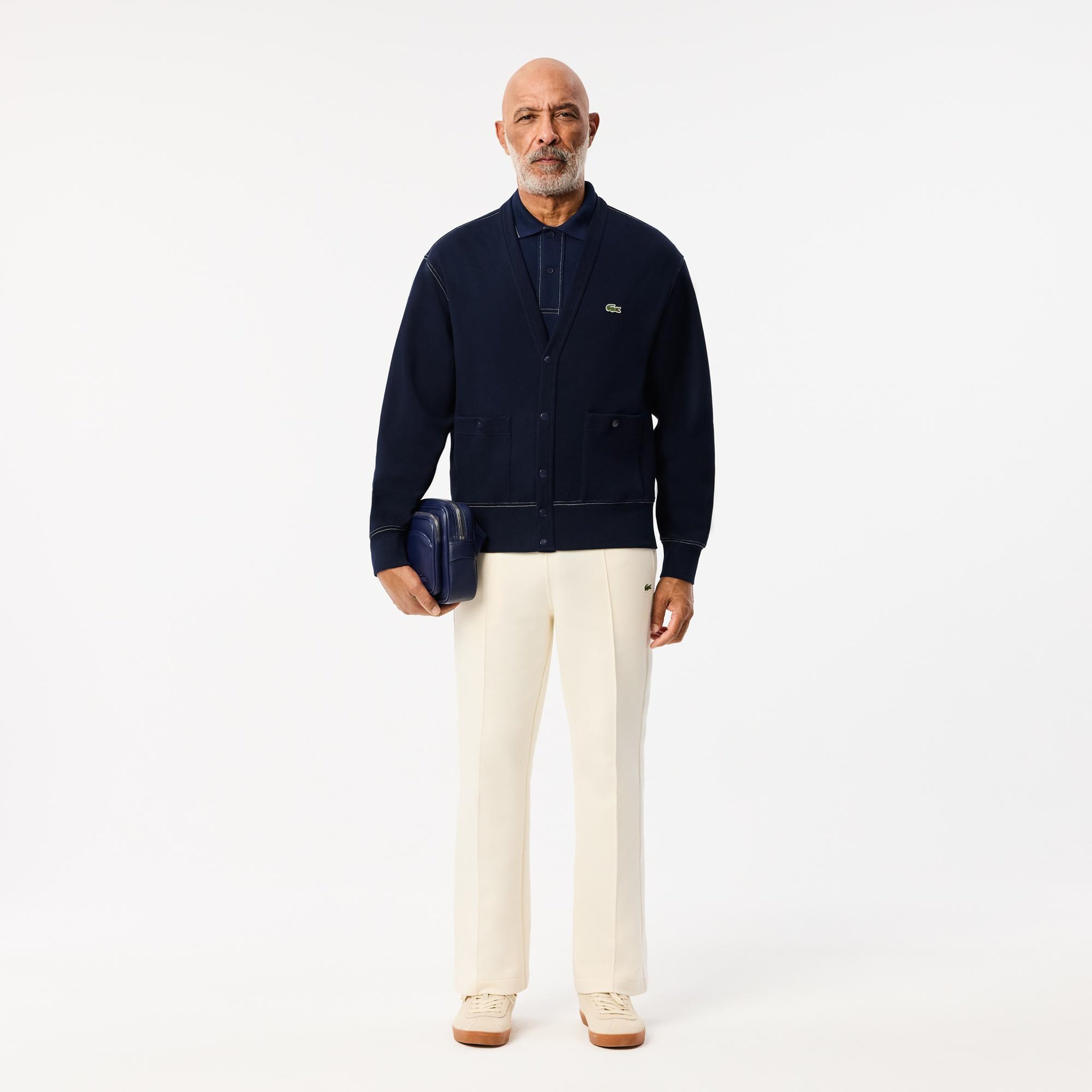 Erkek Classic Fit Organik Pamuk Lacivert Polo