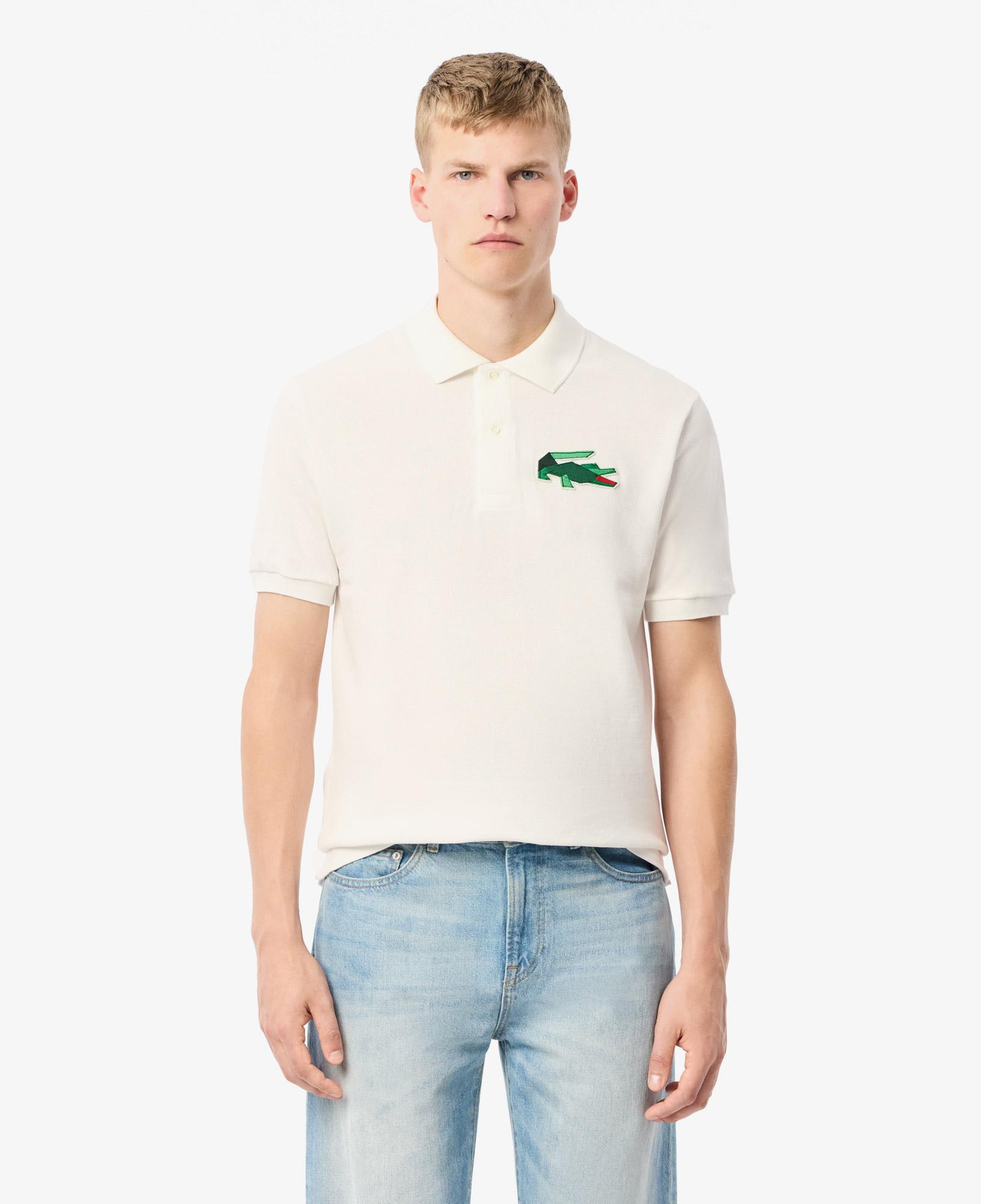 Erkek Classic Fit Beyaz Polo