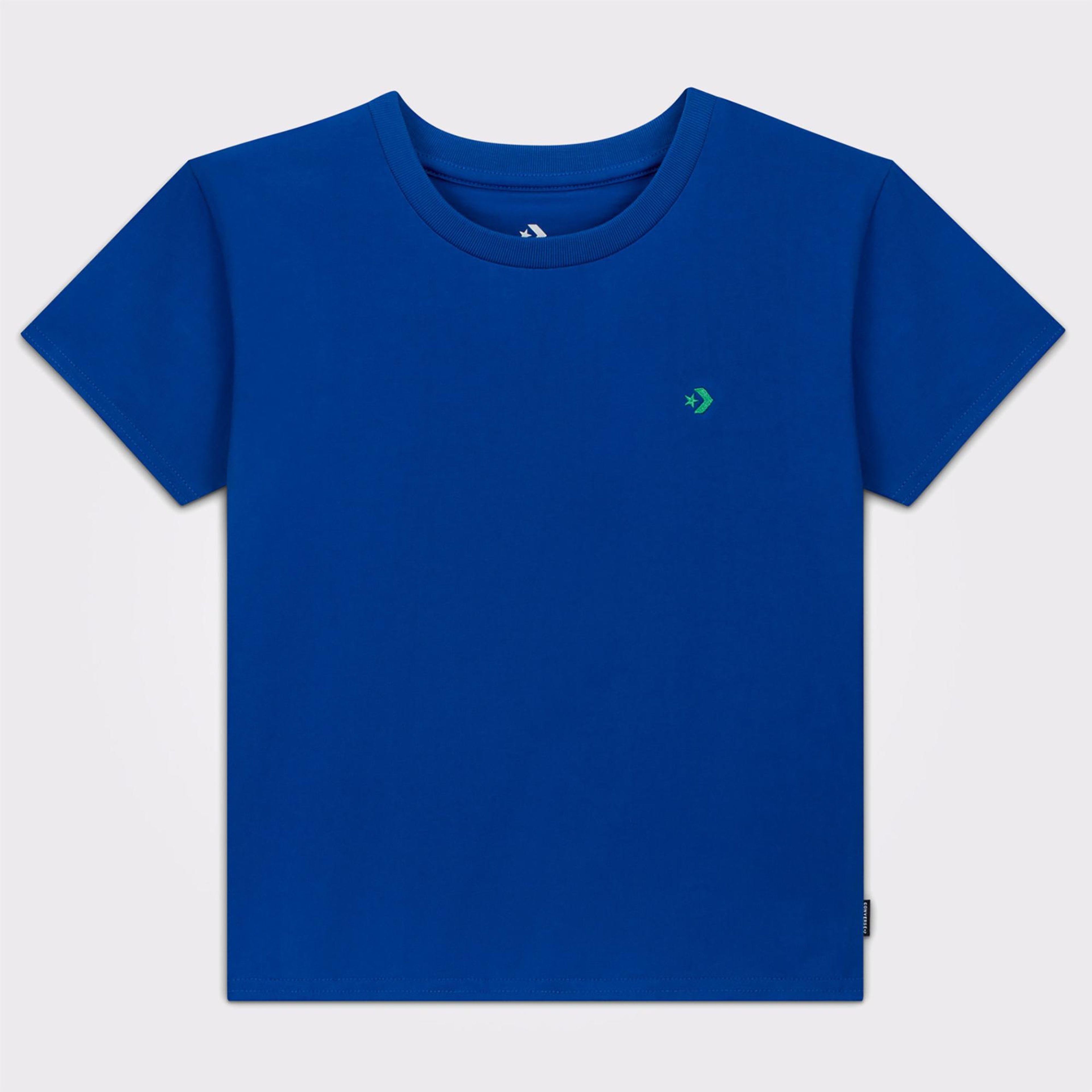 Converse Slim Fit Kadın Mavi T-Shirt