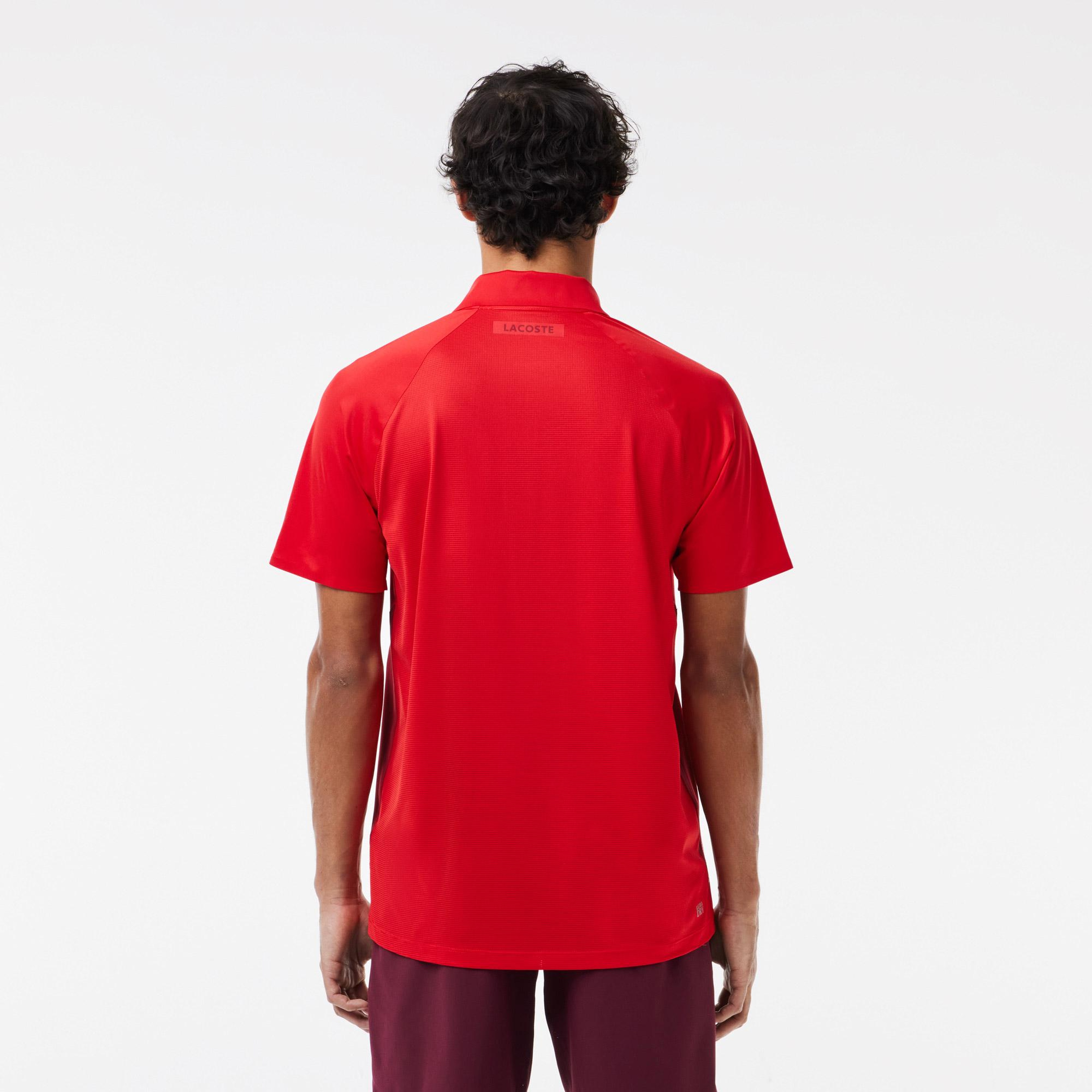 SPORT x Novak Djokovic Erkek Regular Fit Kırmızı Polo