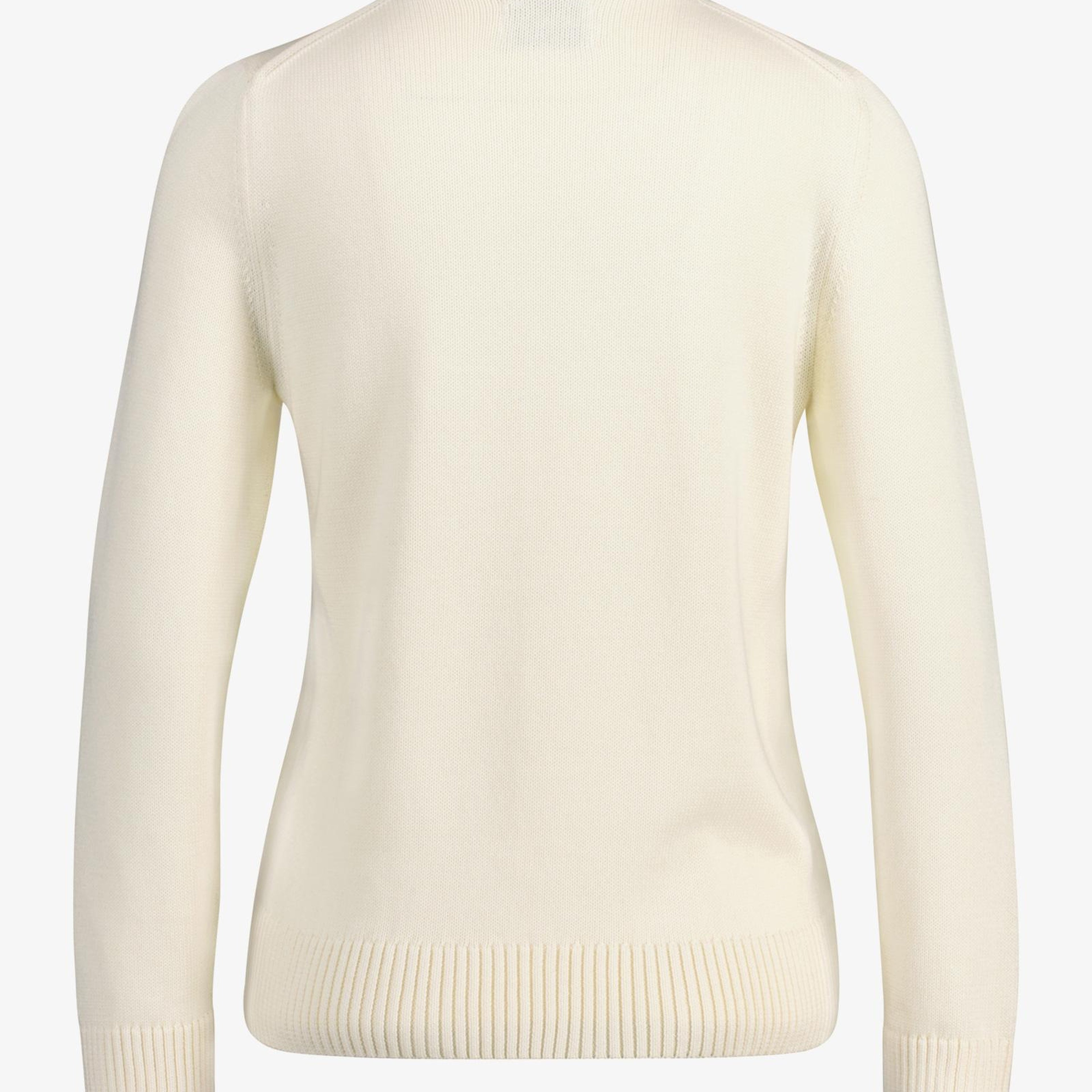 GANT Kadın Krem Regular Fit Bisiklet Yaka Triko Kazak