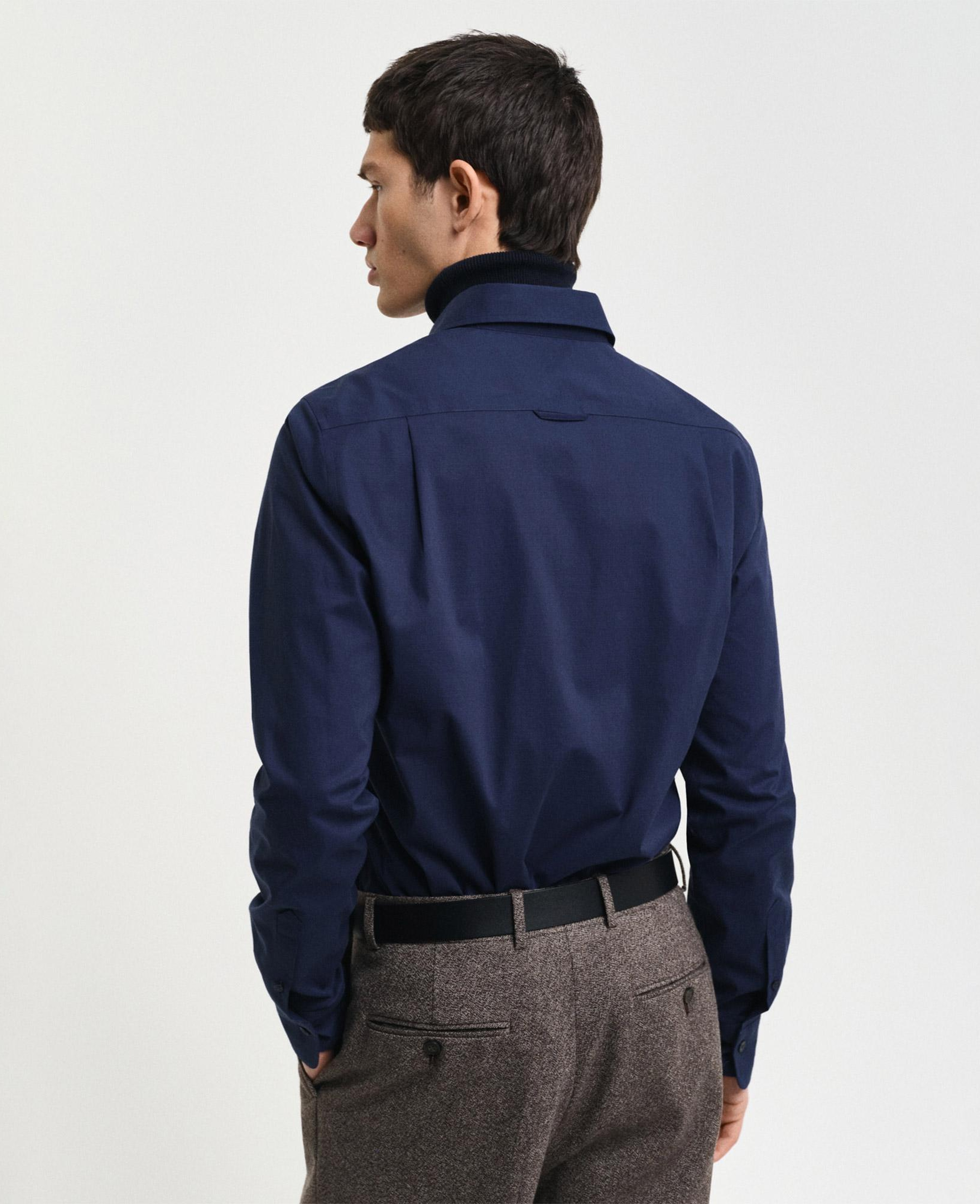 Gant Erkek Lacivert Slim Fit Gömlek