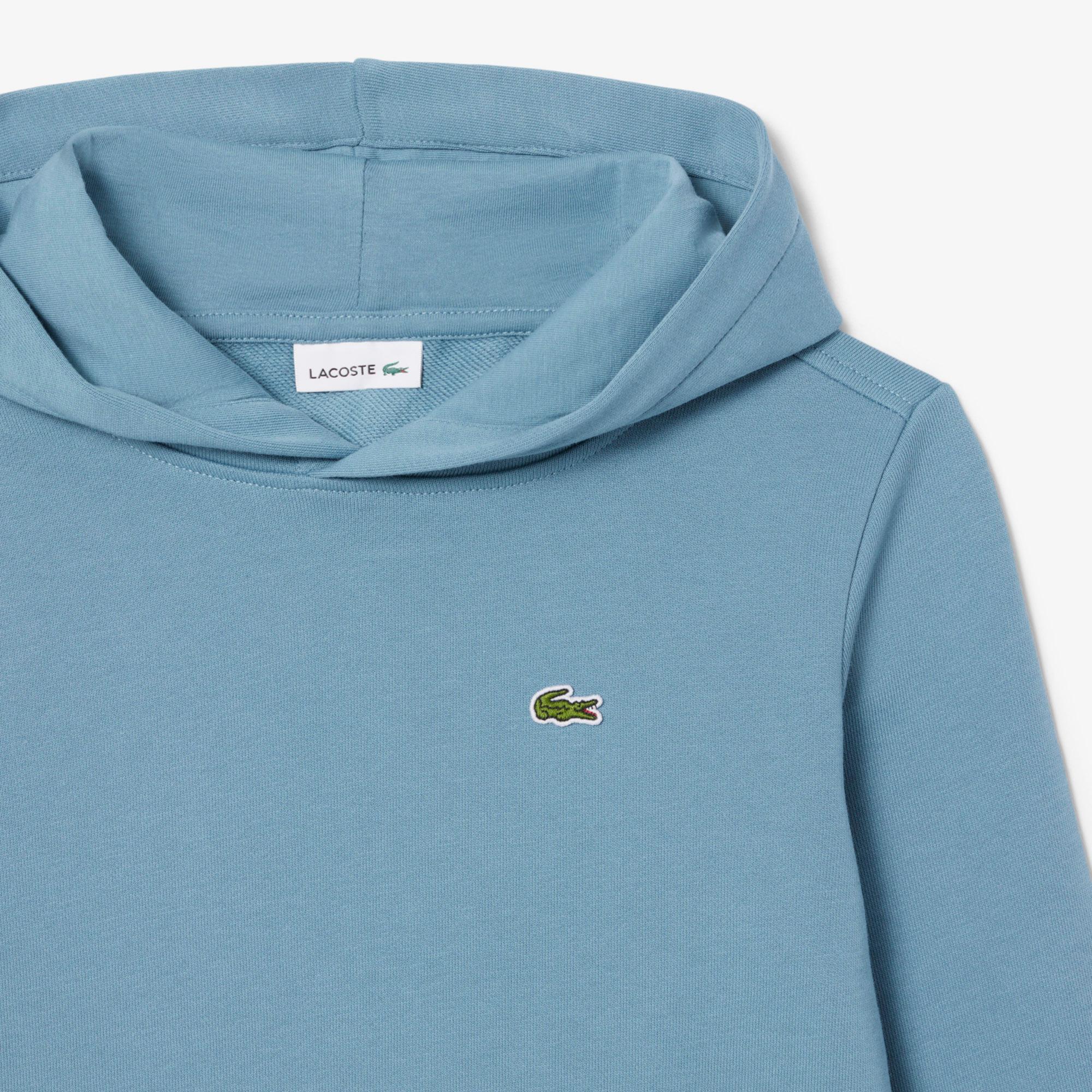 Çocuk Kapüşonlu Baskılı Mavi Sweatshirt