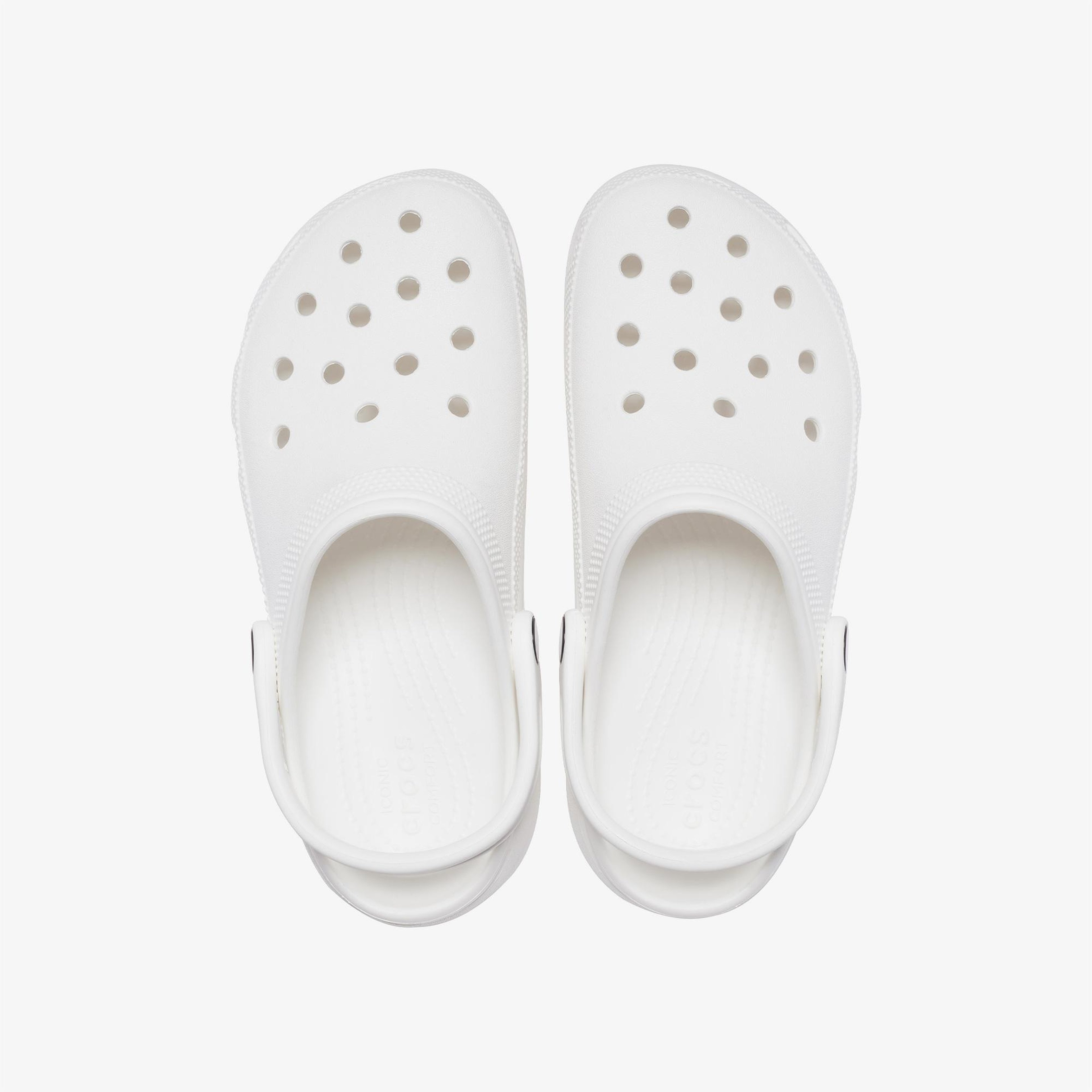 Crocs Classic Platform Clog Kadın Beyaz Terlik