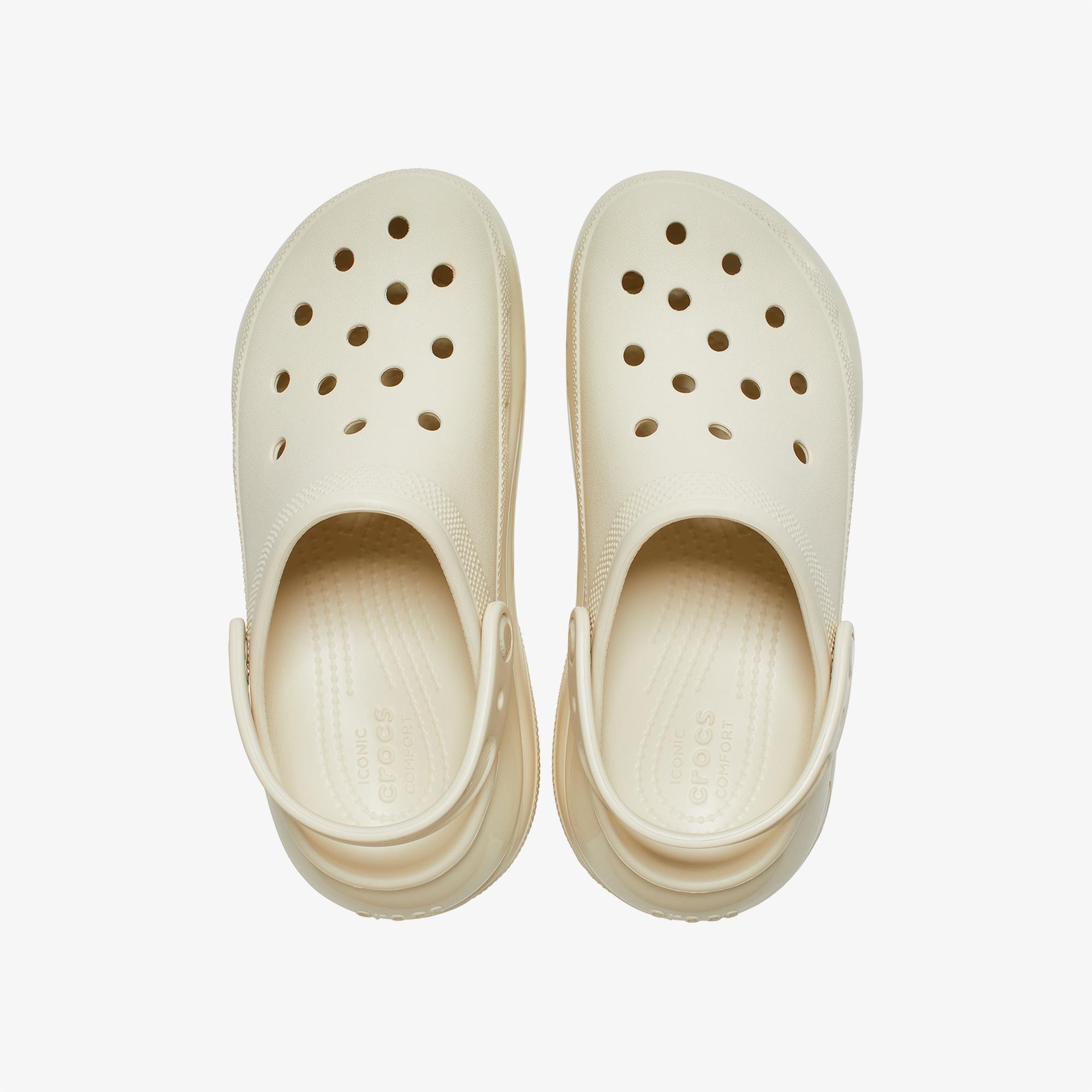 Crocs Classic Mega Crush Clog Unisex Krem Terlik