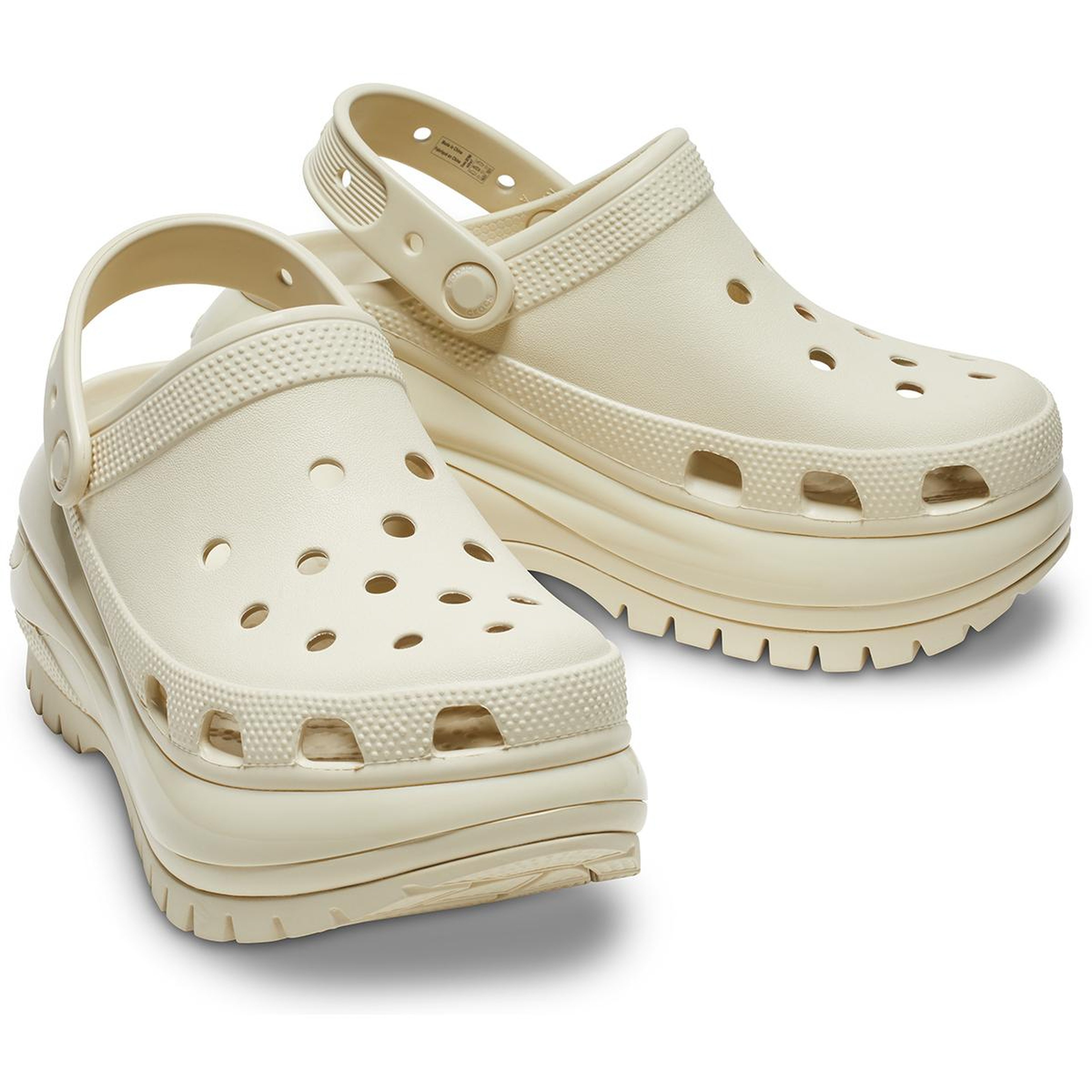 Crocs Classic Mega Crush Clog Unisex Krem Terlik