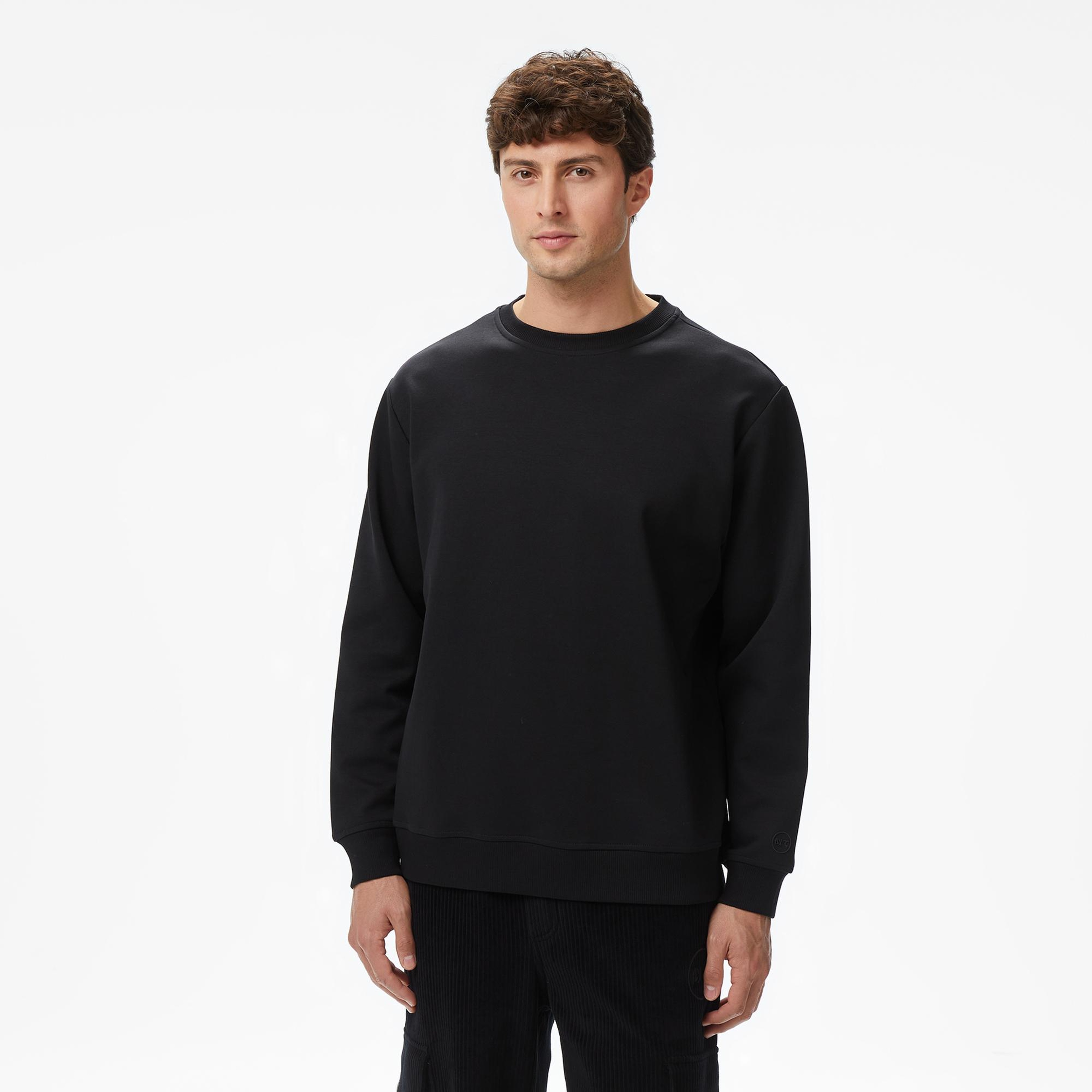 UNITED4 Erkek Siyah Sweatshirt
