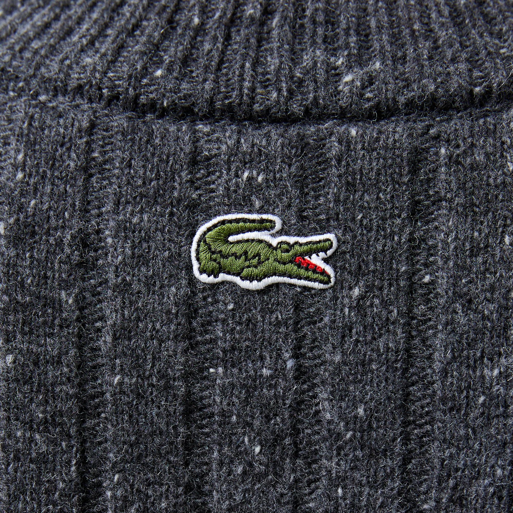 Lacoste Kadın Gri Yün Karışımlı Elbise