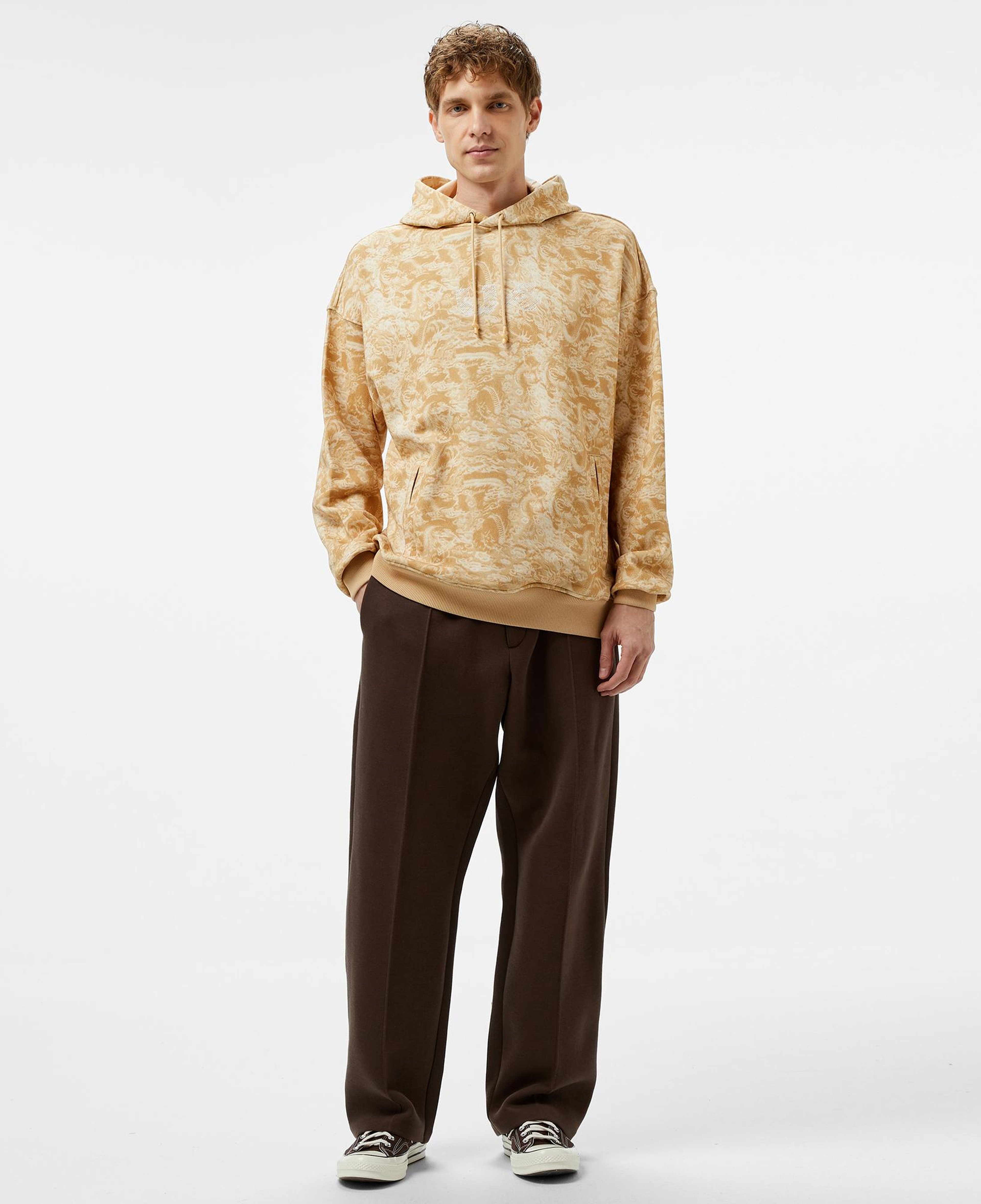 UNITED4 Erkek Krem Sweatshirt