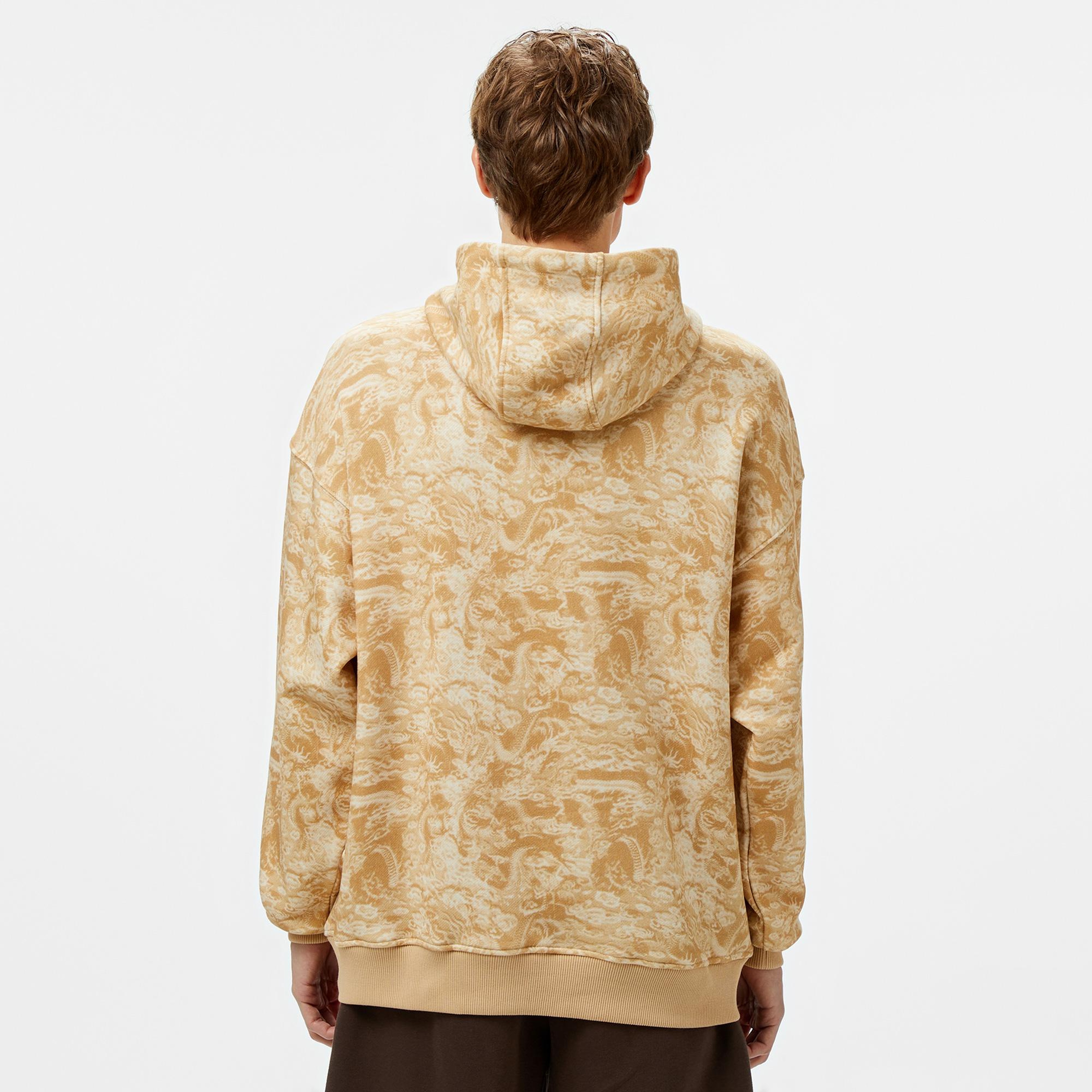 UNITED4 Erkek Krem Sweatshirt