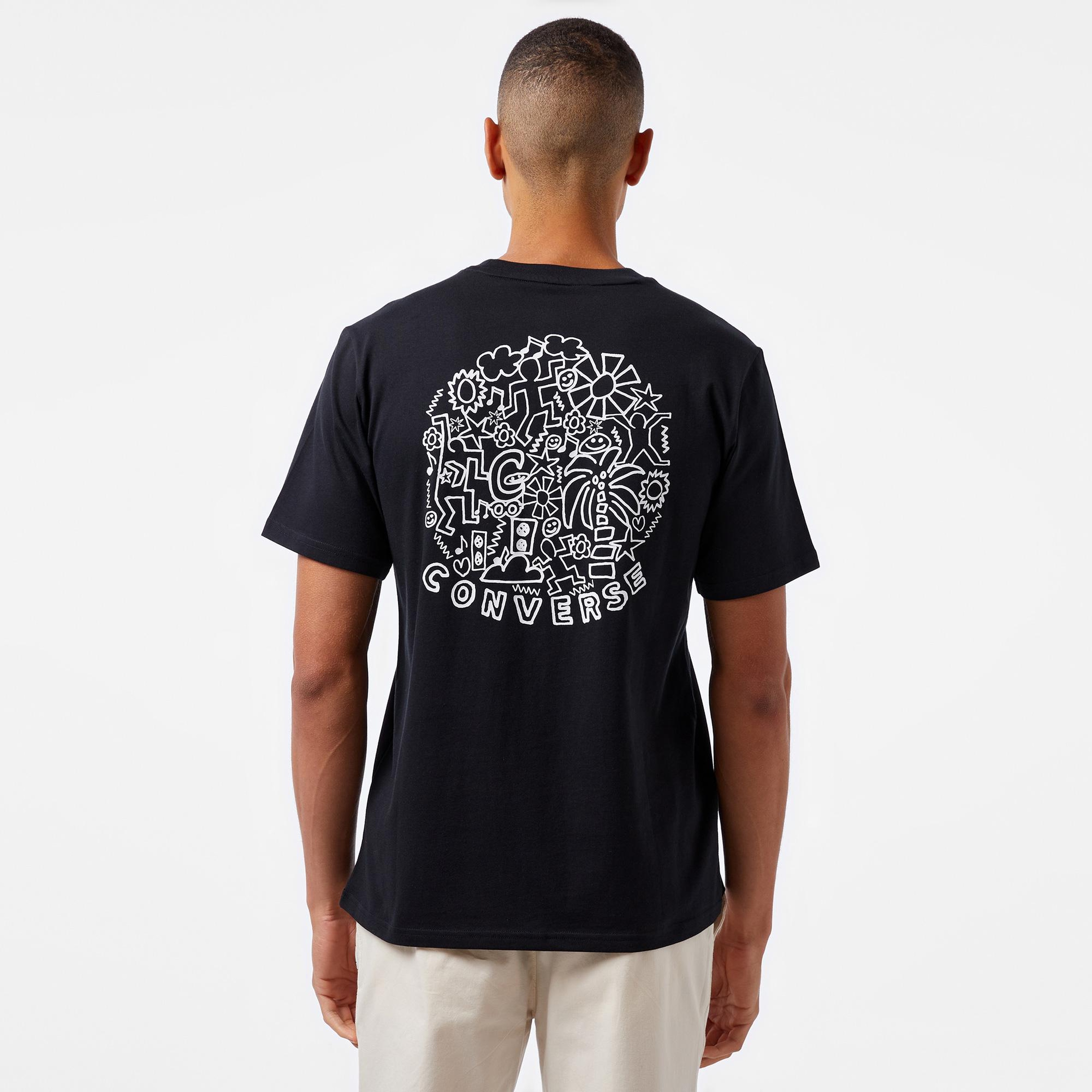 Converse Classic Erkek Siyah T-Shirt