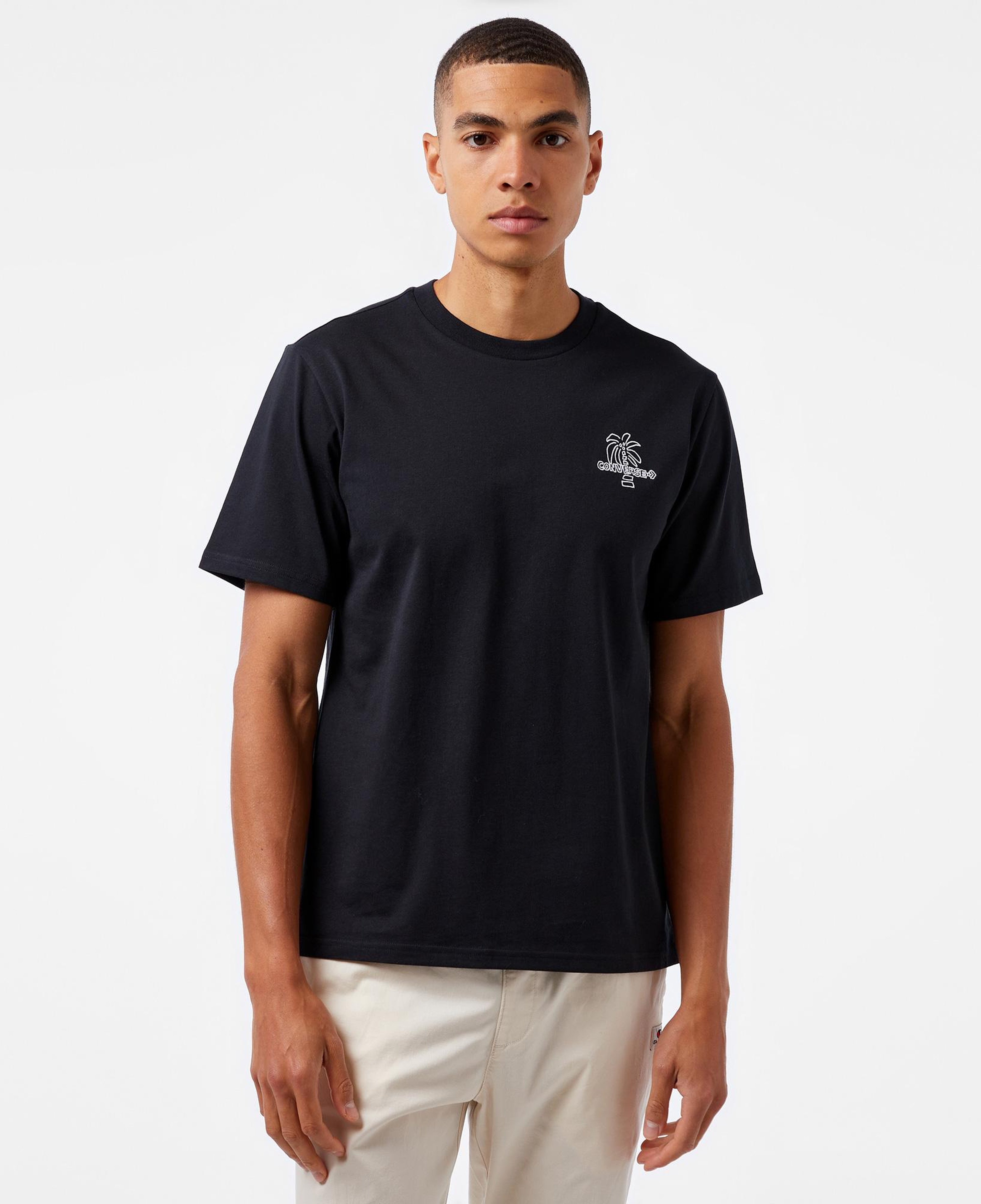 Converse Classic Erkek Siyah T-Shirt