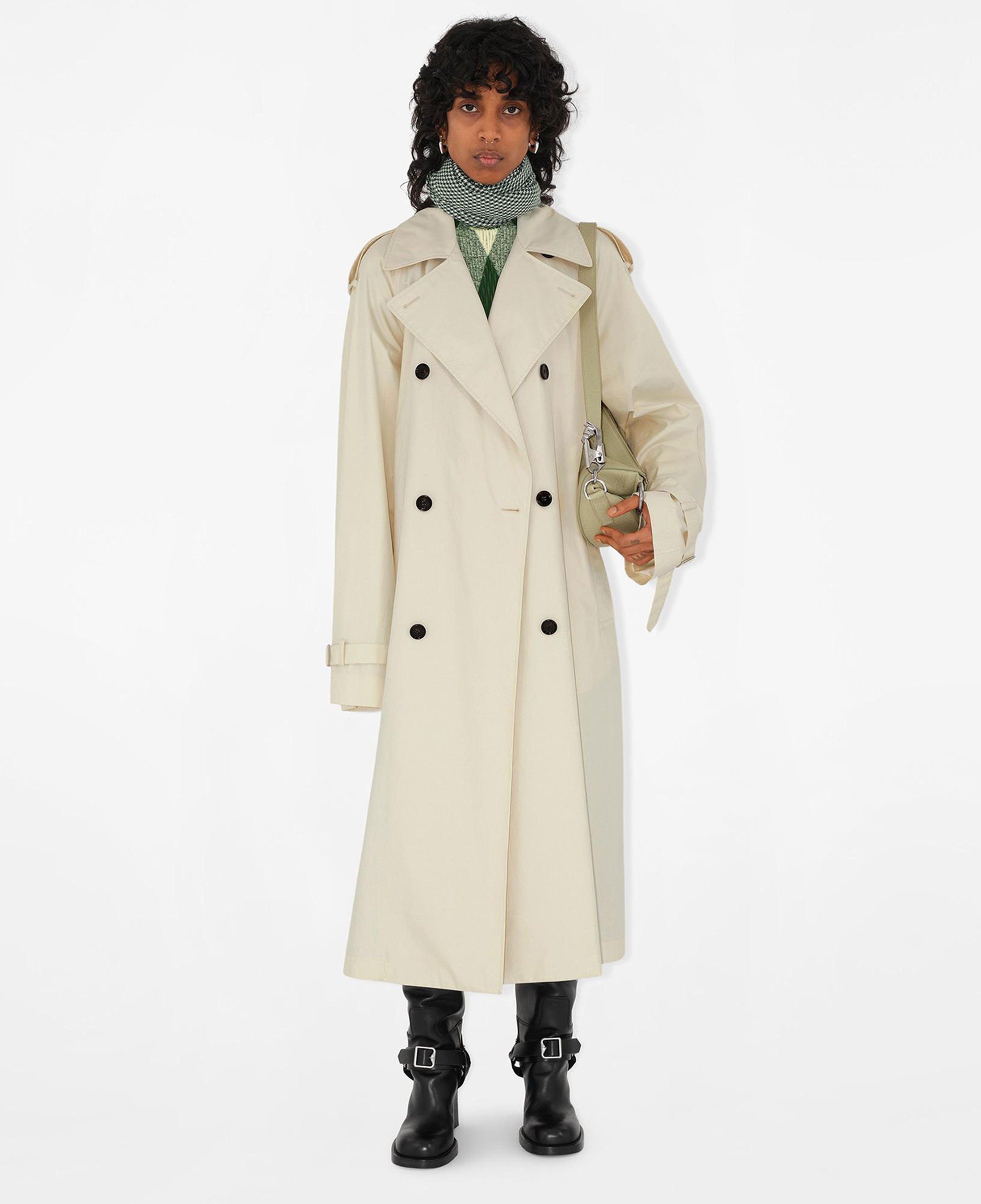 Burberry Unisex Yeşil Yün Karışımlı Atkı