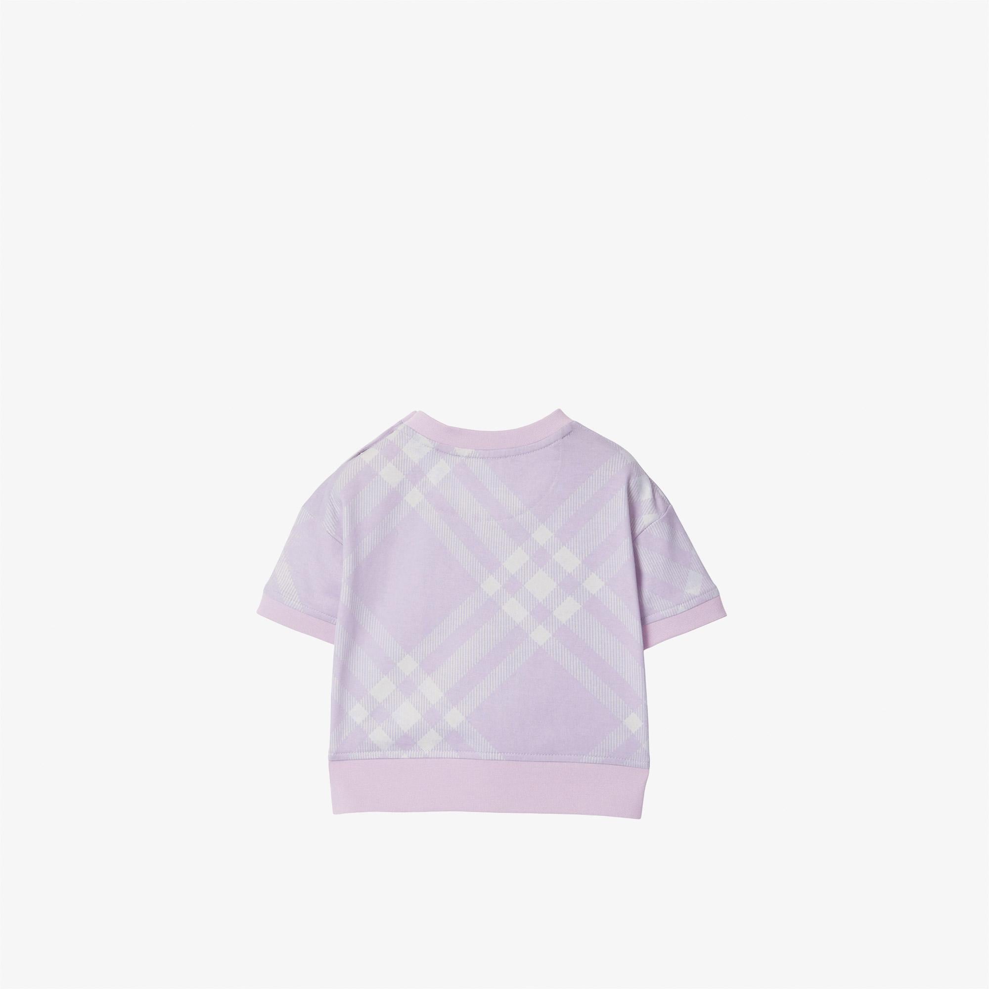 Burberry Çocuk Mor Tshirt